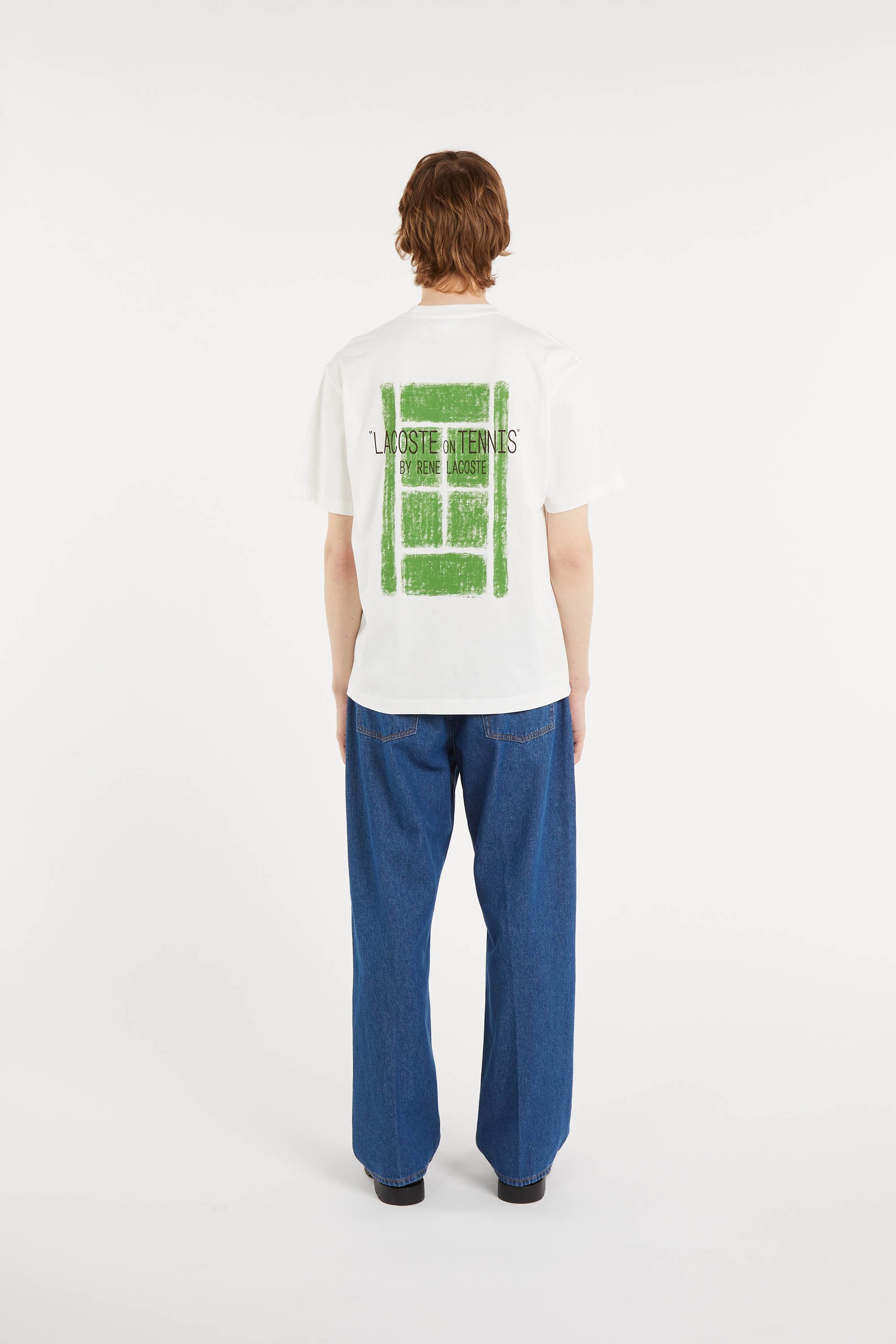T-shirt tee-shirt LACOSTE Blanc