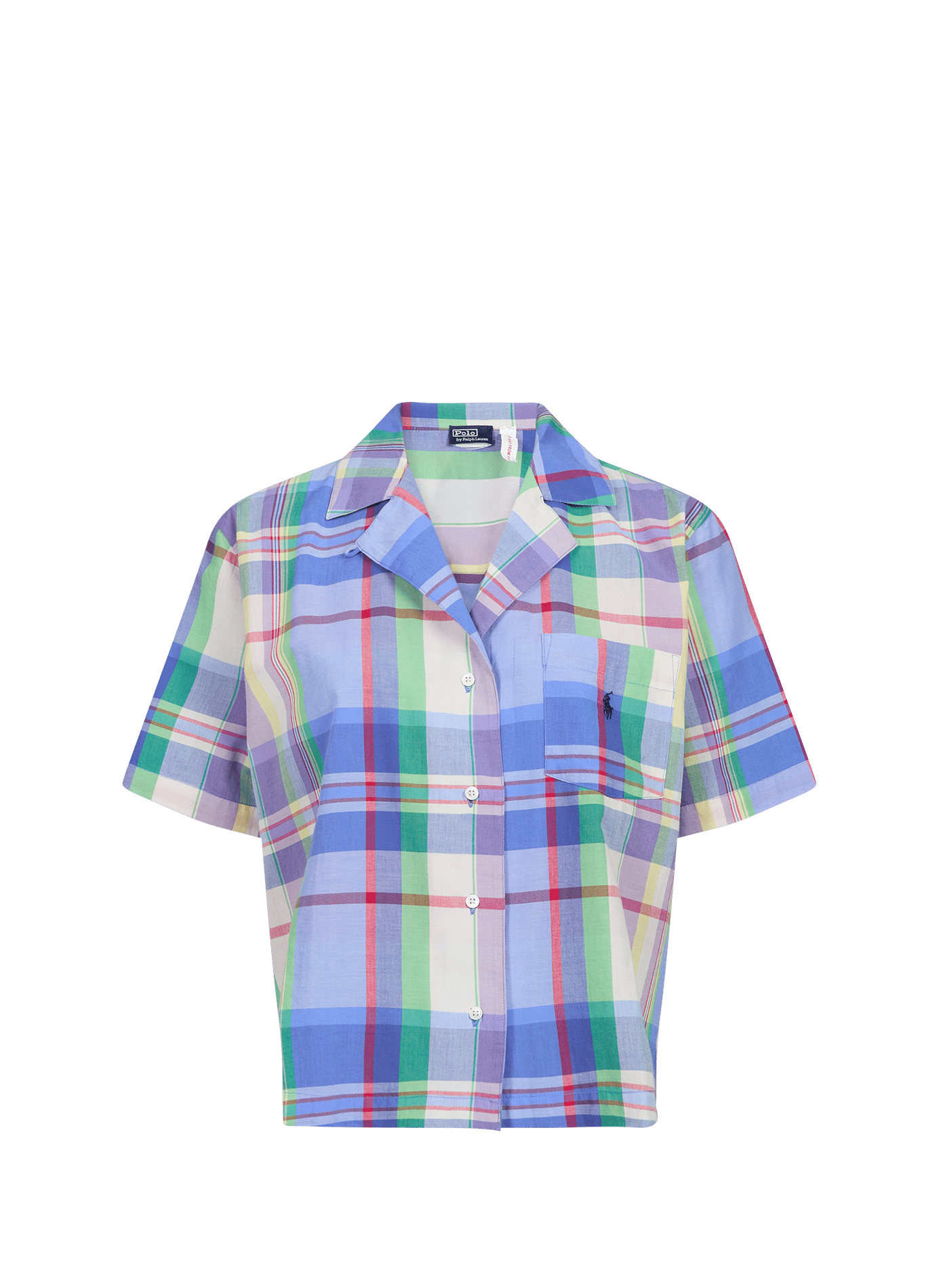 Ensemble pyjama short à motif madras en coton POLO RALPH LAUREN Multicolore
