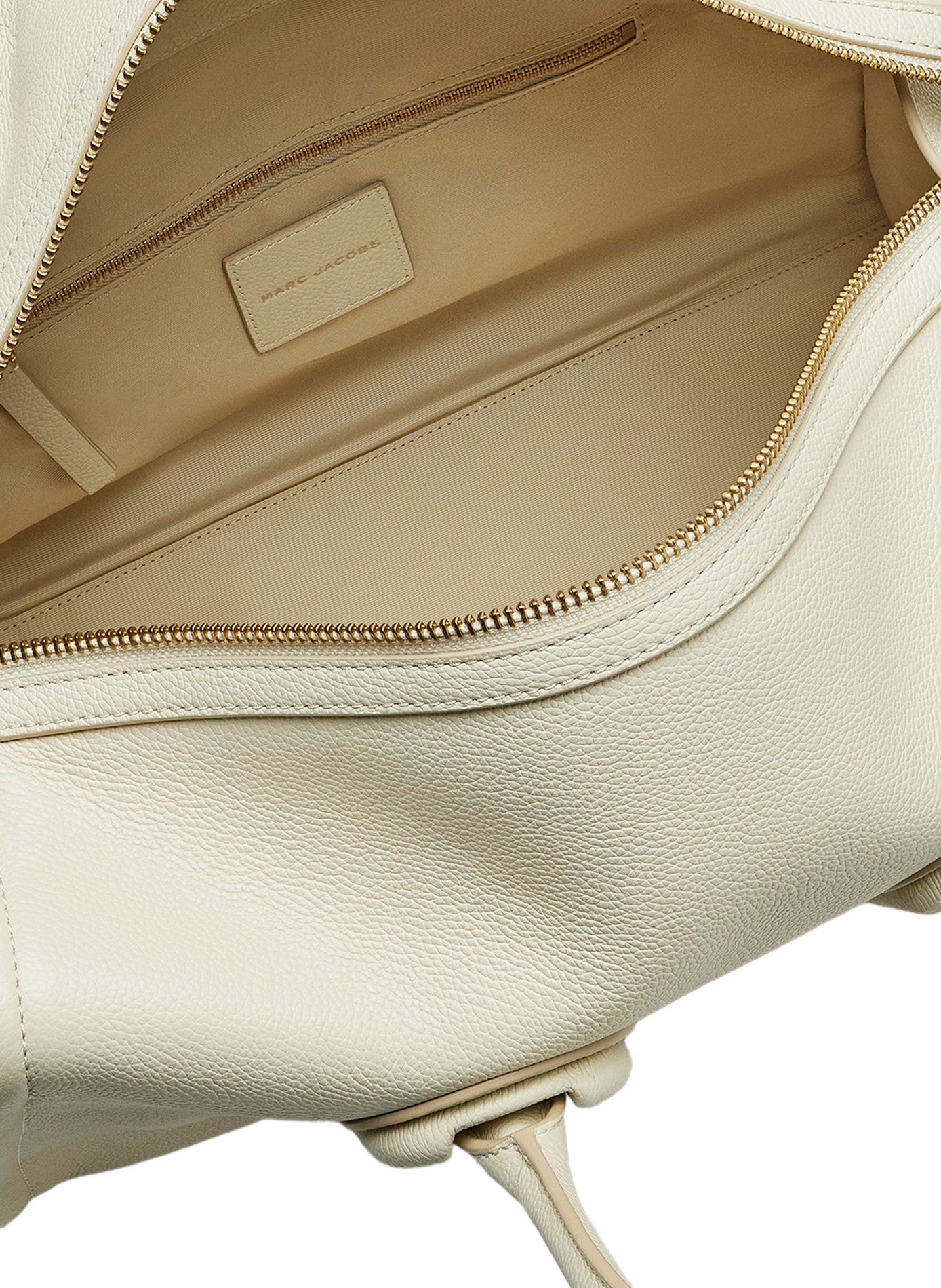 Sac bandoulière The Babe City Tote en cuir MARC JACOBS Blanc