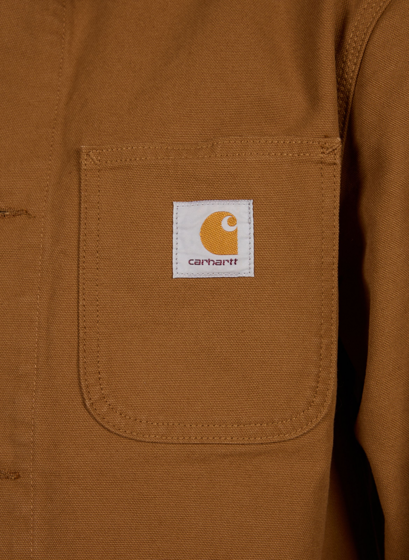 Michigan Jacke mit Samtkragen aus Baumwolle CARHARTT WIP Braun