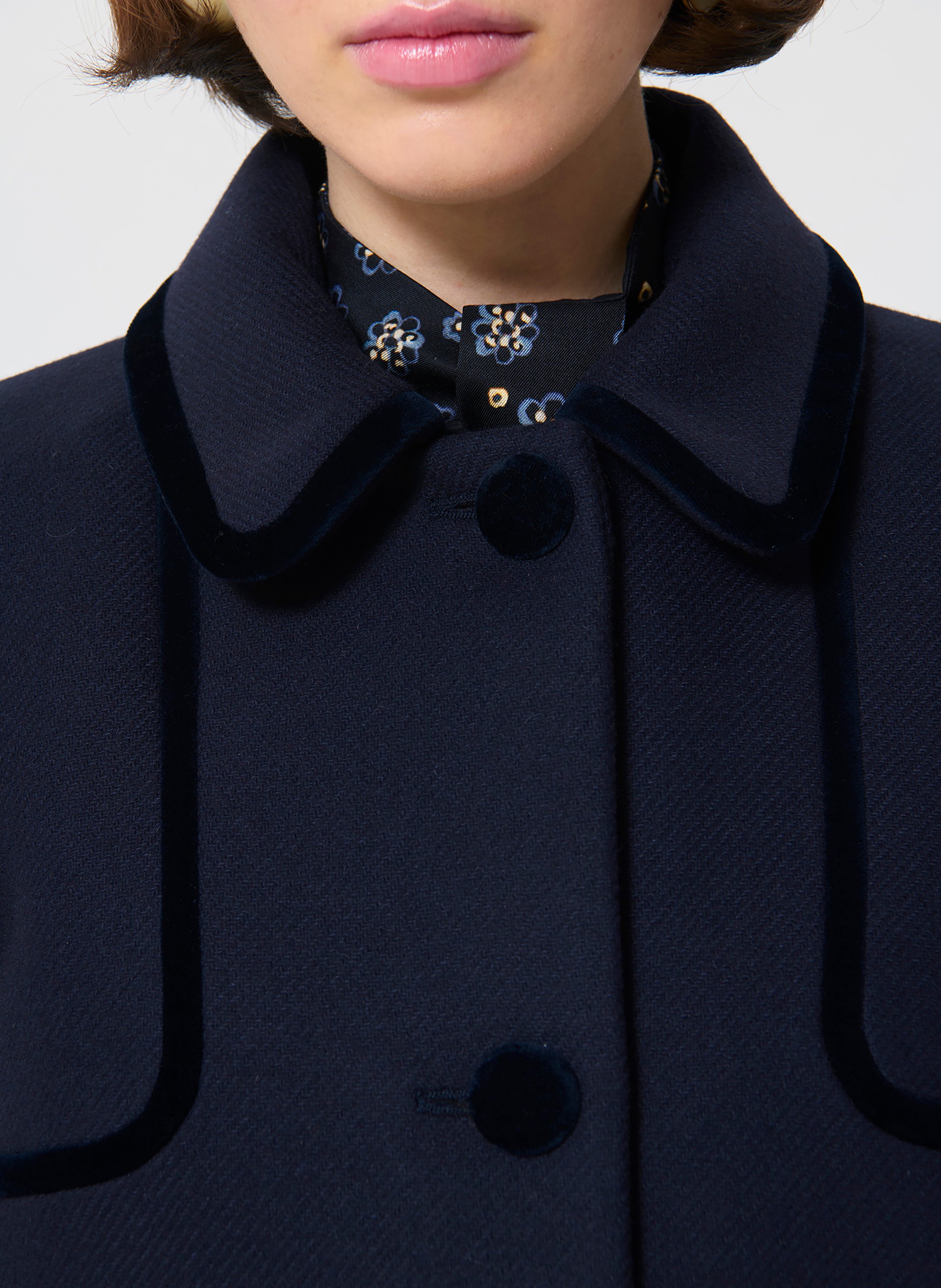 Manteau mado TARA JARMON Bleu