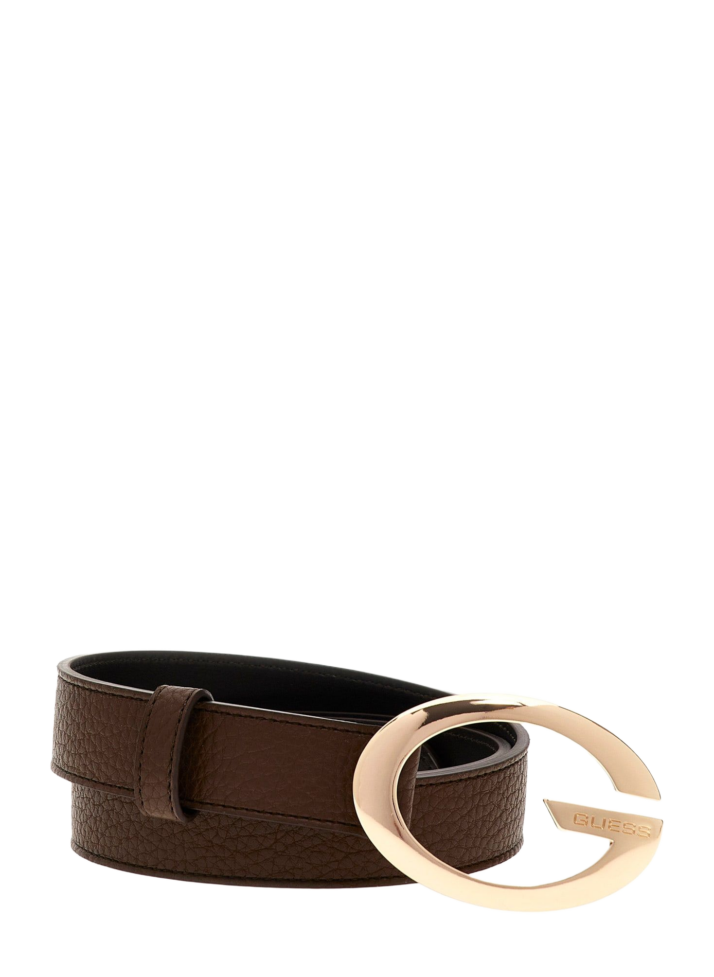 Ceinture effet cuir GUESS Marron
