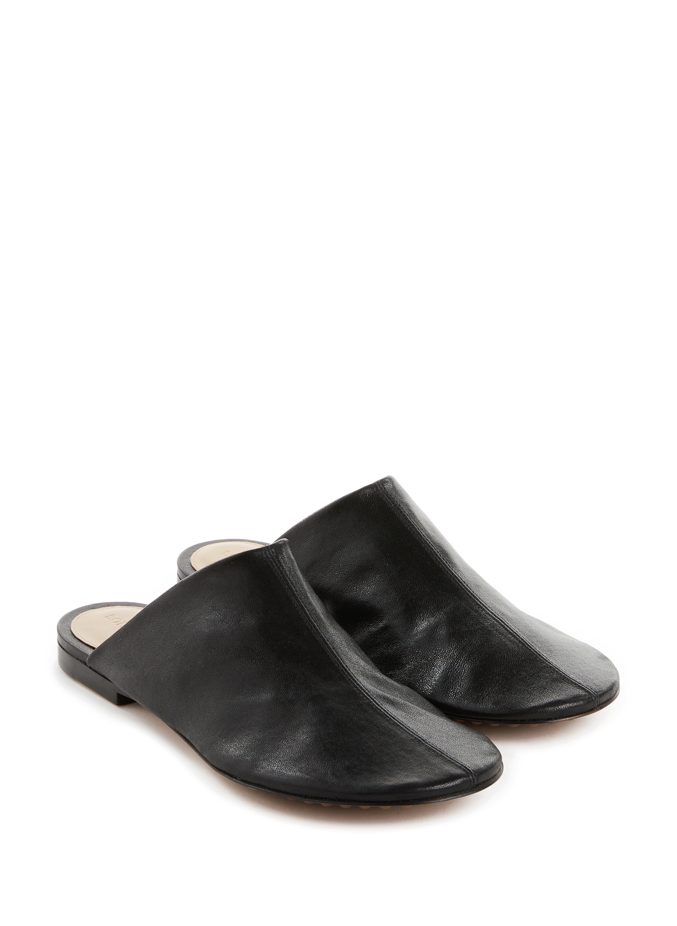 Mules en cuir BOTTEGA VENETA Noir