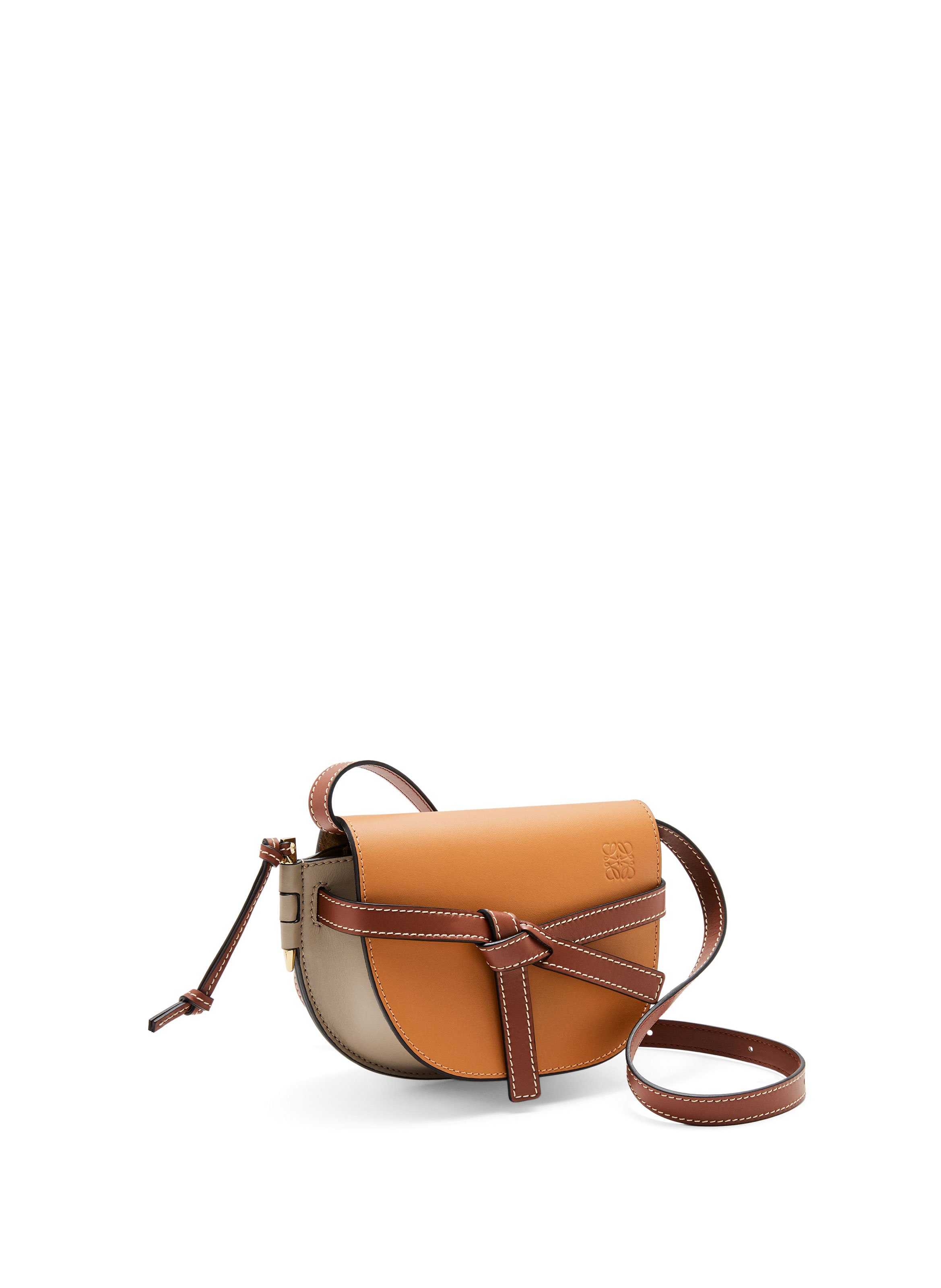 Sac à bandoulière mini Gate Dual en cuir