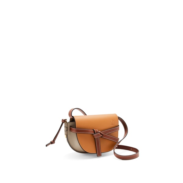 Sac à bandoulière mini Gate Dual en cuir