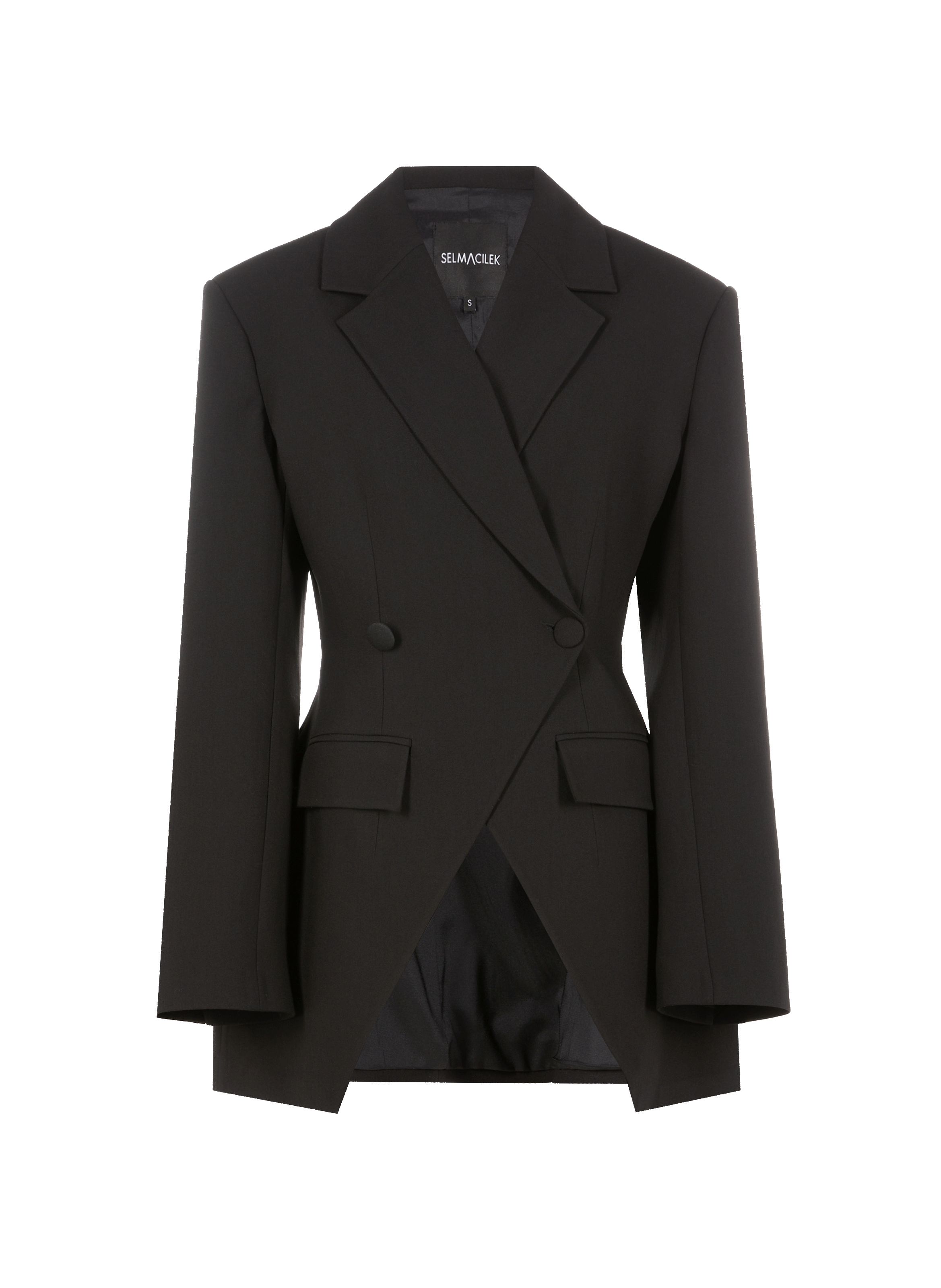 Veste asymétrique cintrée