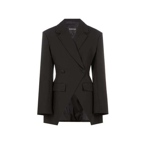 Veste asymétrique cintrée