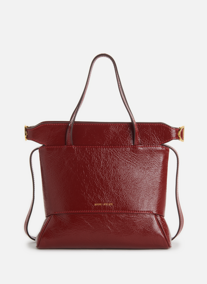 Patent leather handbag MANU ATELIER