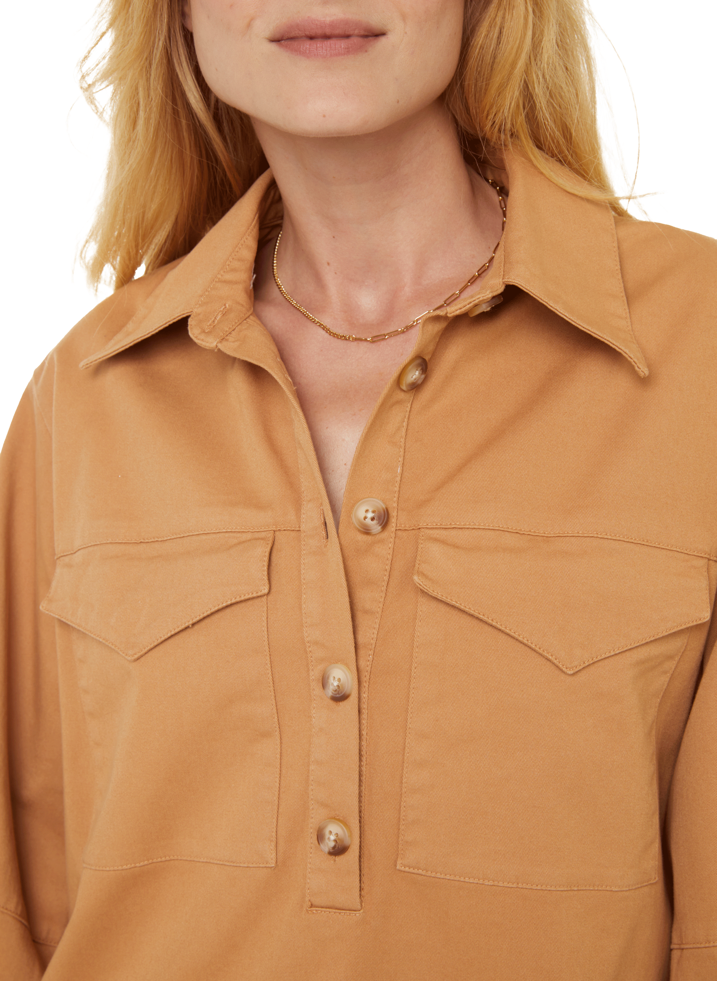 Necklace with two chains AU PRINTEMPS PARIS Golden