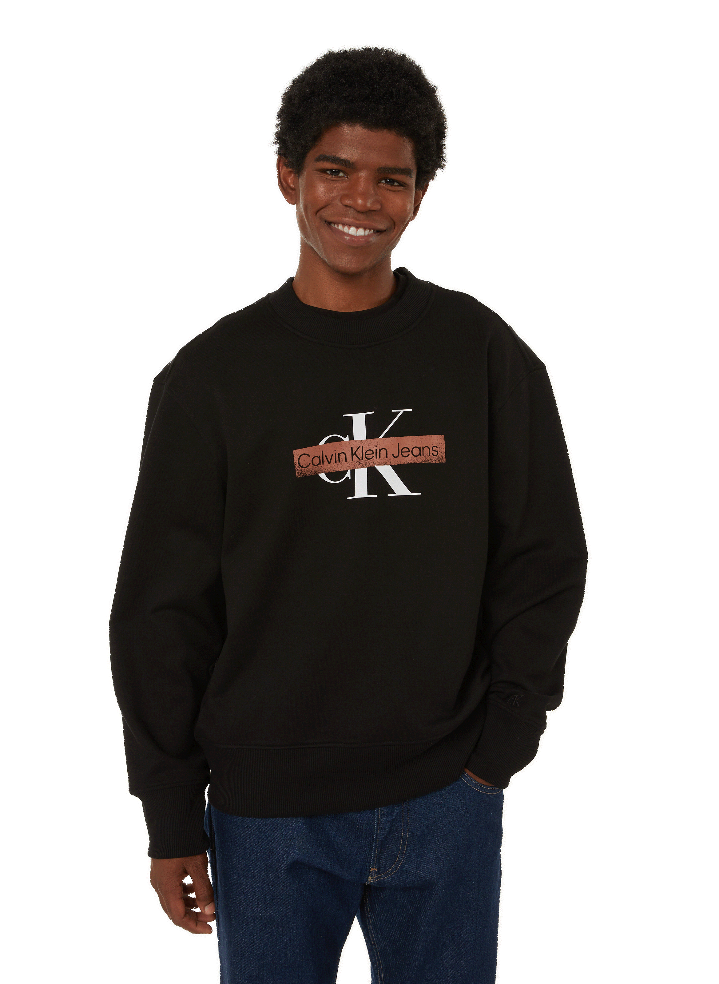 Sweatshirt en coton mélangé