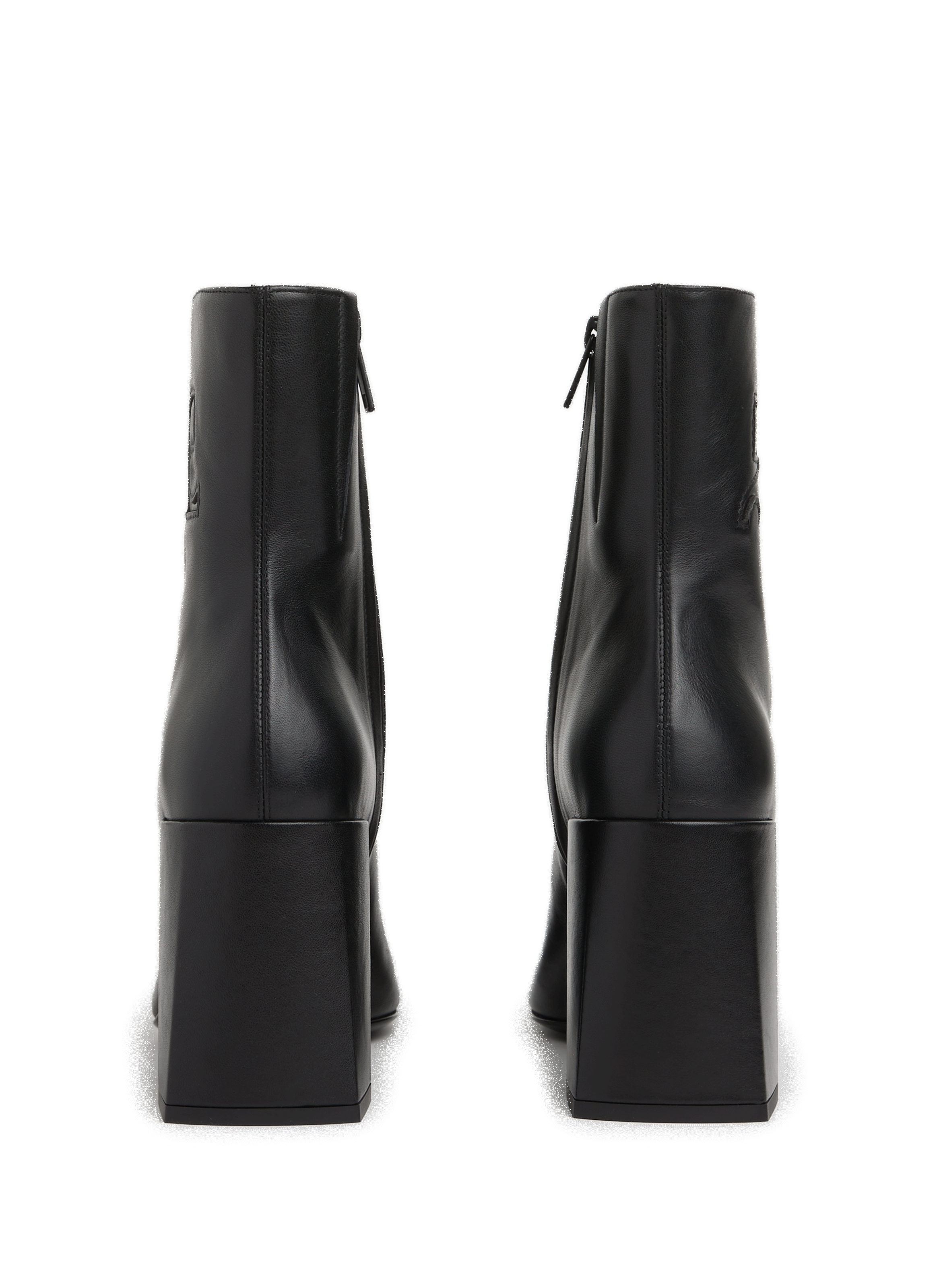 Erbe Leder Stiefeletten COURRÈGES Schwarz