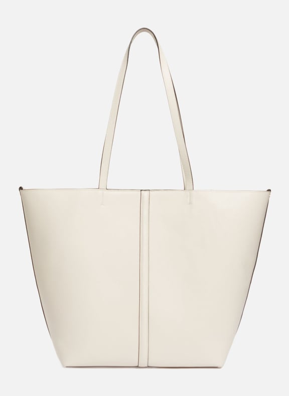 Grand cabas daily en cuir Blanc by VANESSA BRUNO VANESSA BRUNO Grand cabas daily en cuir Blanc