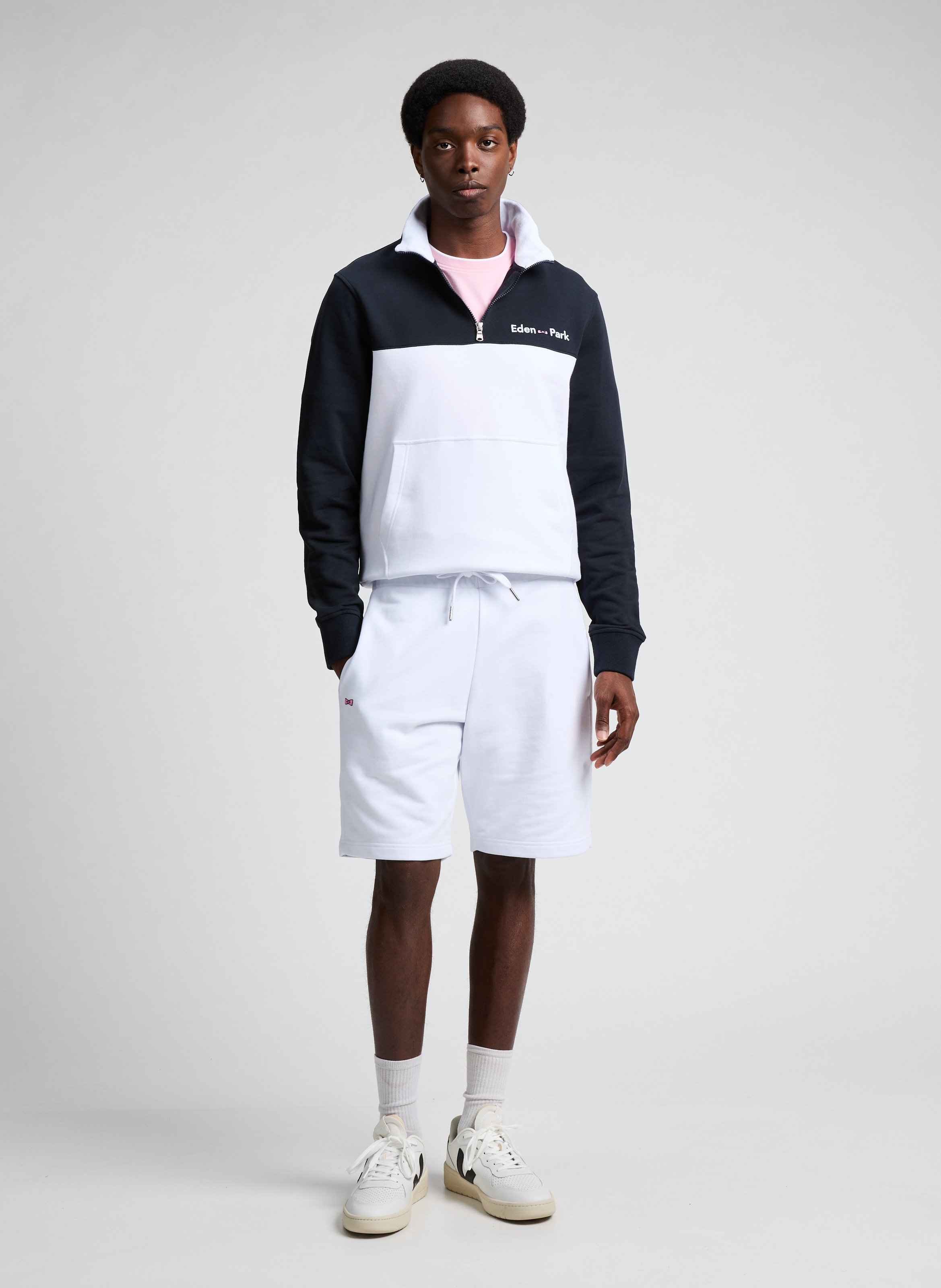 Sweatshirt en coton EDEN PARK Blanc