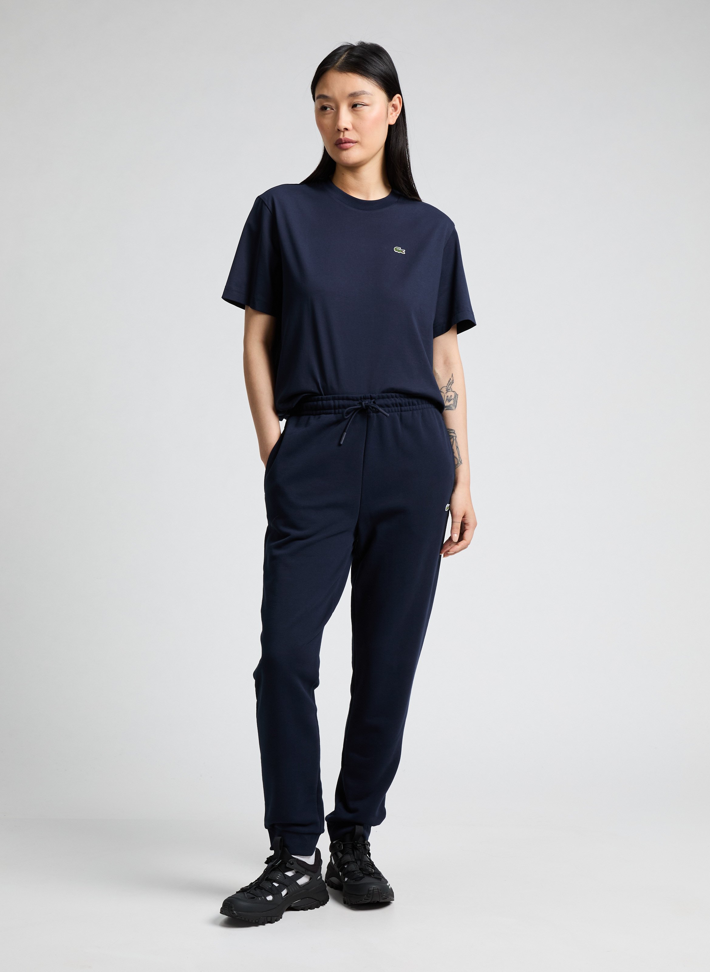 T-shirt en coton LACOSTE Bleu