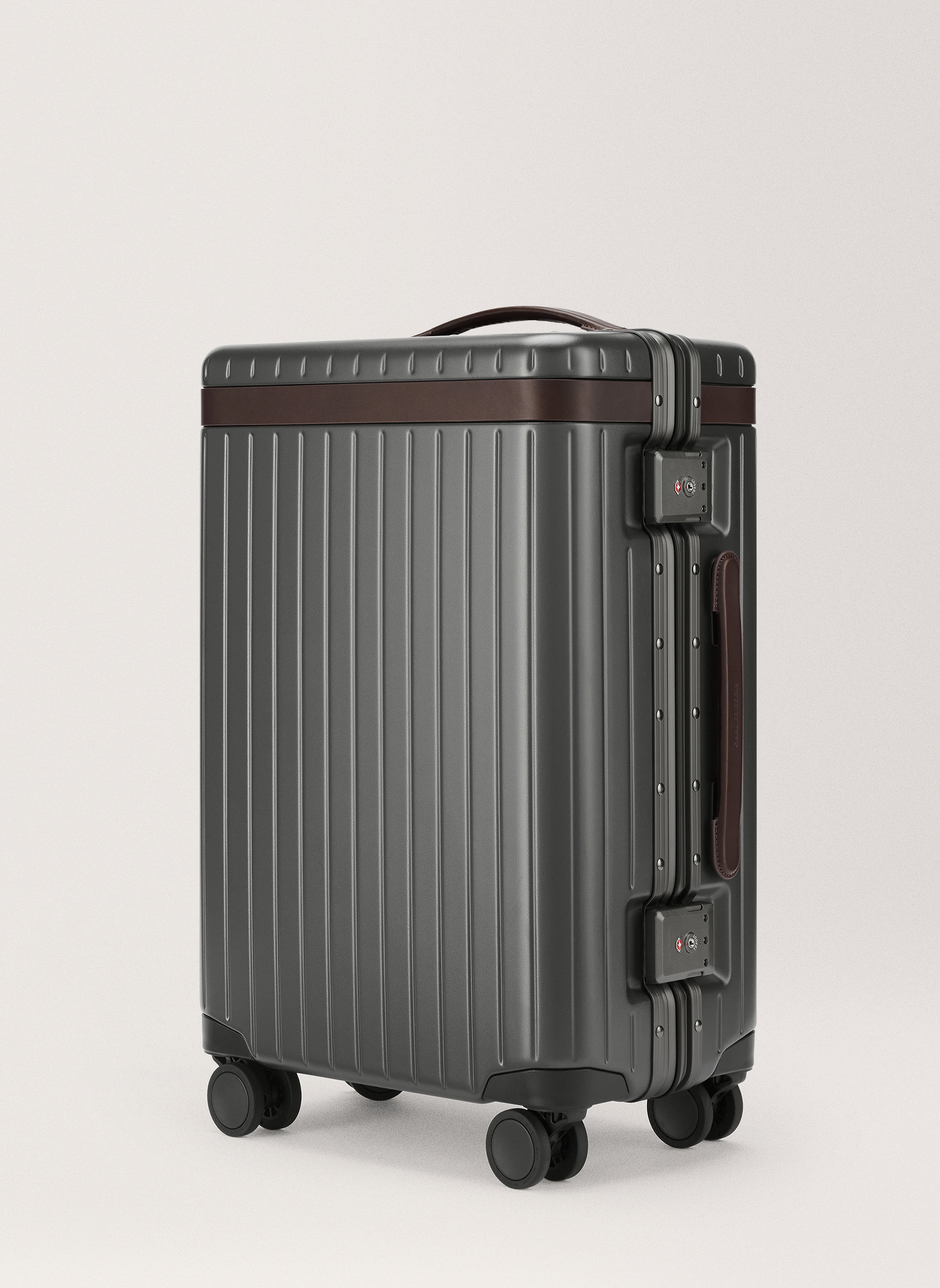Valise 'the carry-on' en polycarbonate CARL FRIEDRIK Gris