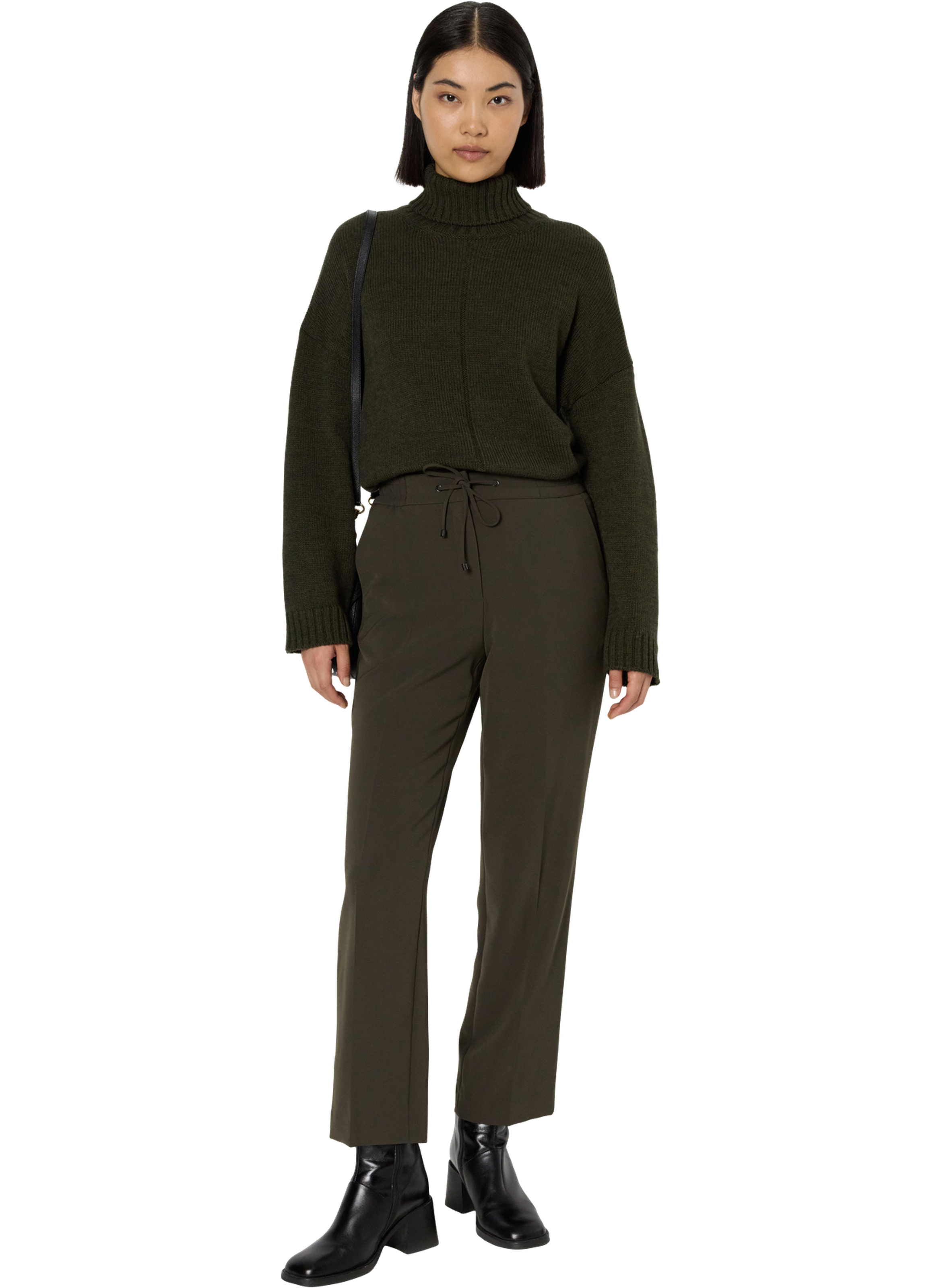 Pantalon droit dos élastiqué - clarael GERARD DAREL Vert