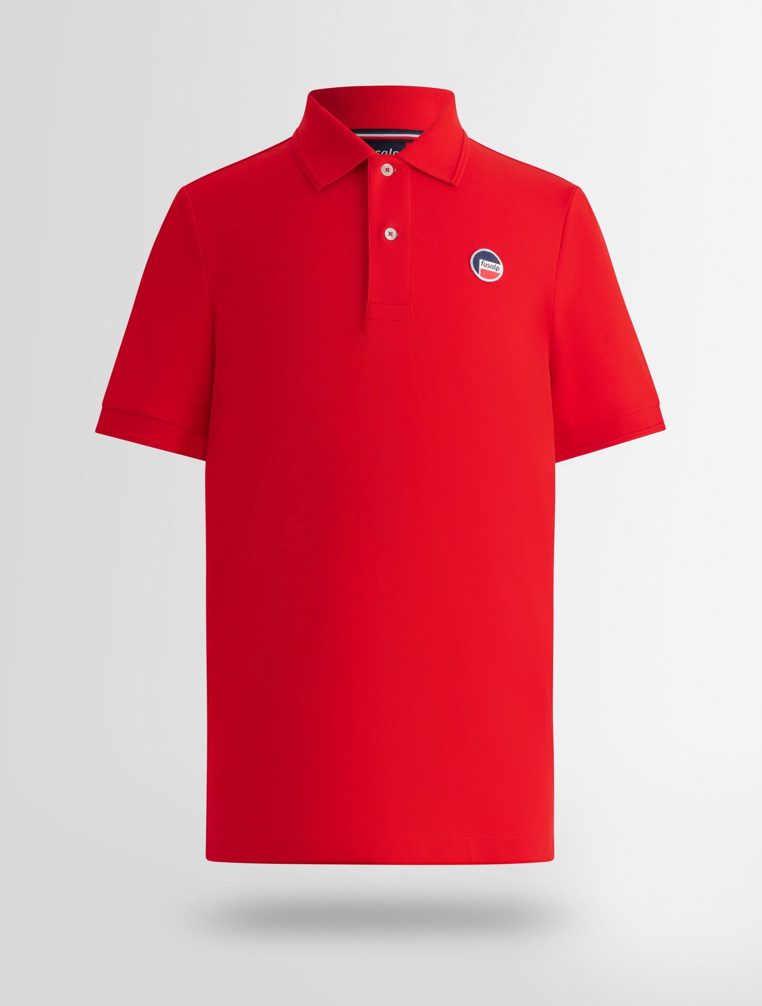 Polo manches courtes elbin col polo coupe ajustée FUSALP Rouge