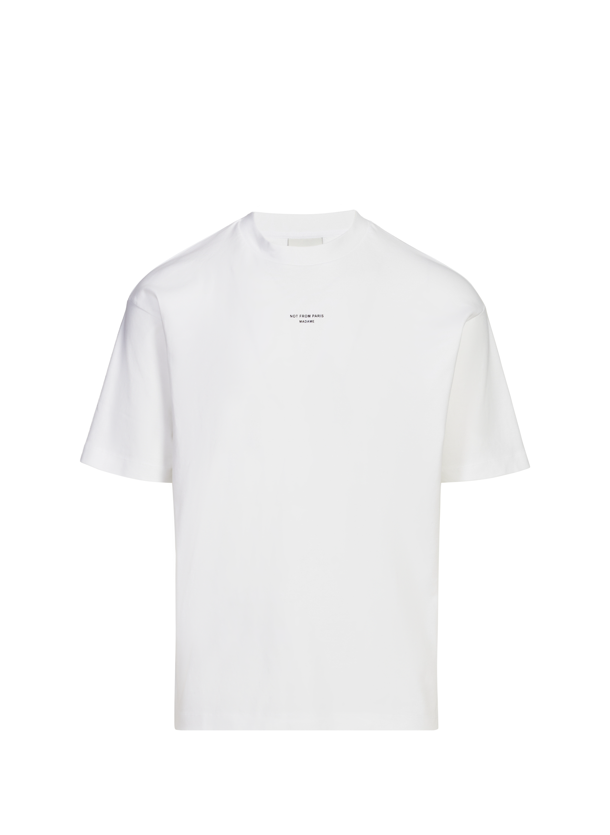 DROLE DE MONSIEUR Classic Cotton T-Shirt White