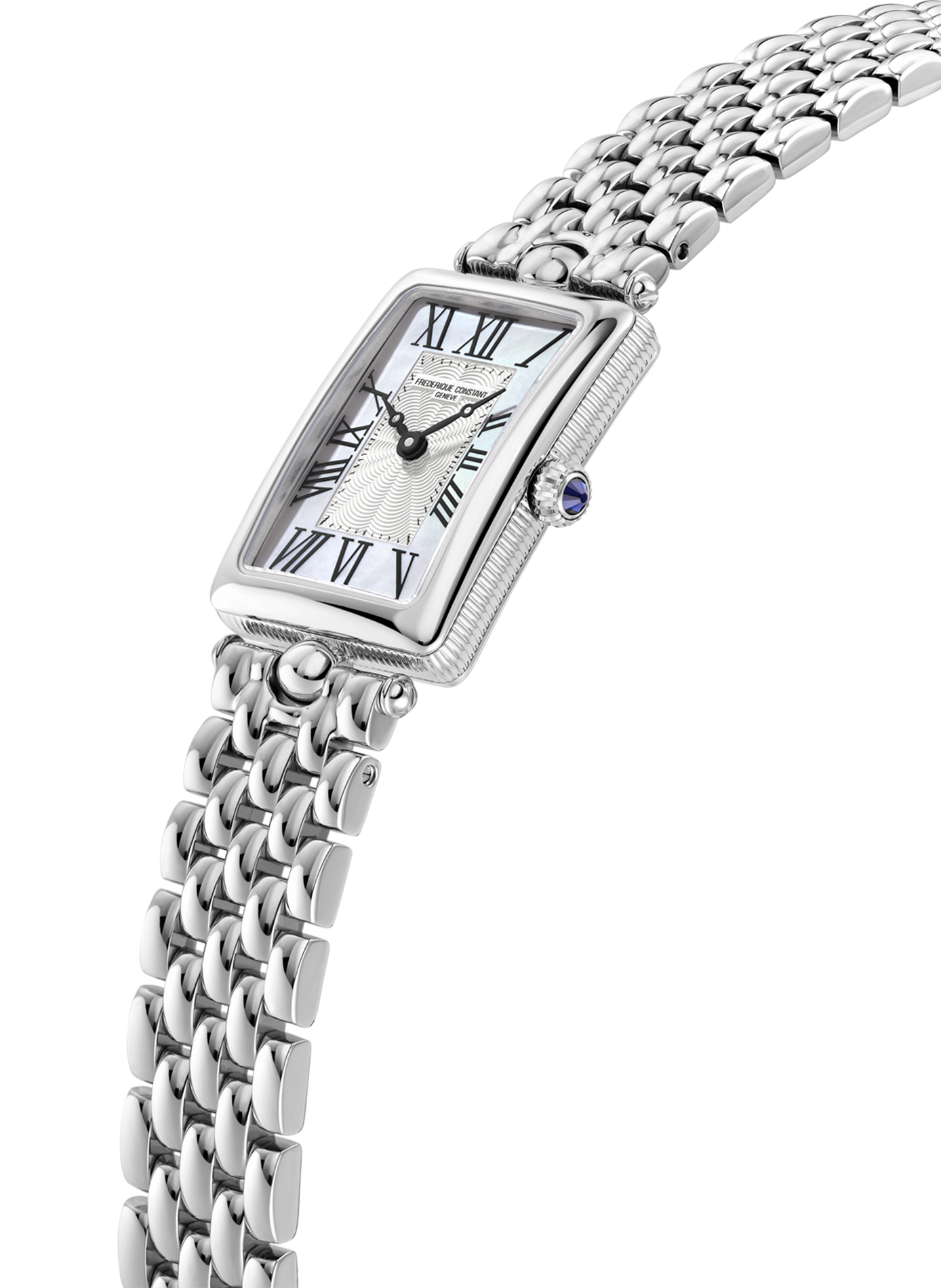 Montre à quartz en acier inoxydable FREDERIQUE CONSTANT Marron