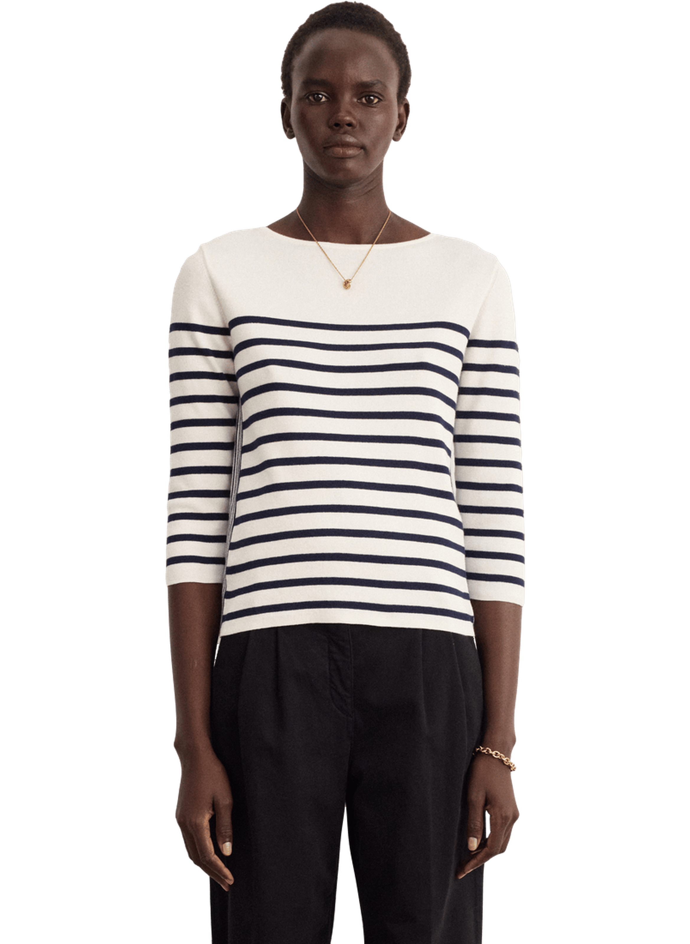 Marinière en coton – leandra PABLO Beige