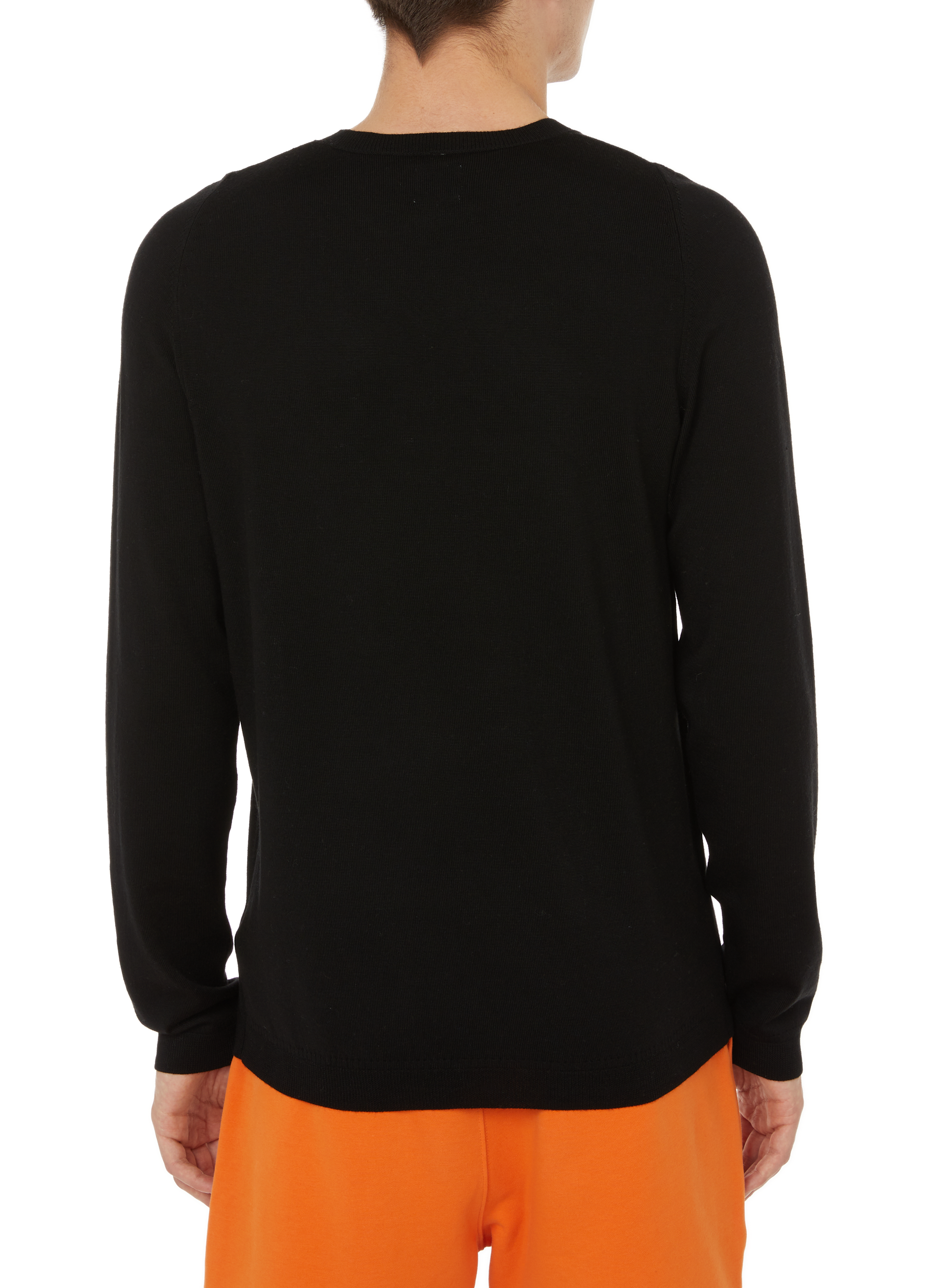 Pull en laine mérinos AU PRINTEMPS PARIS Noir