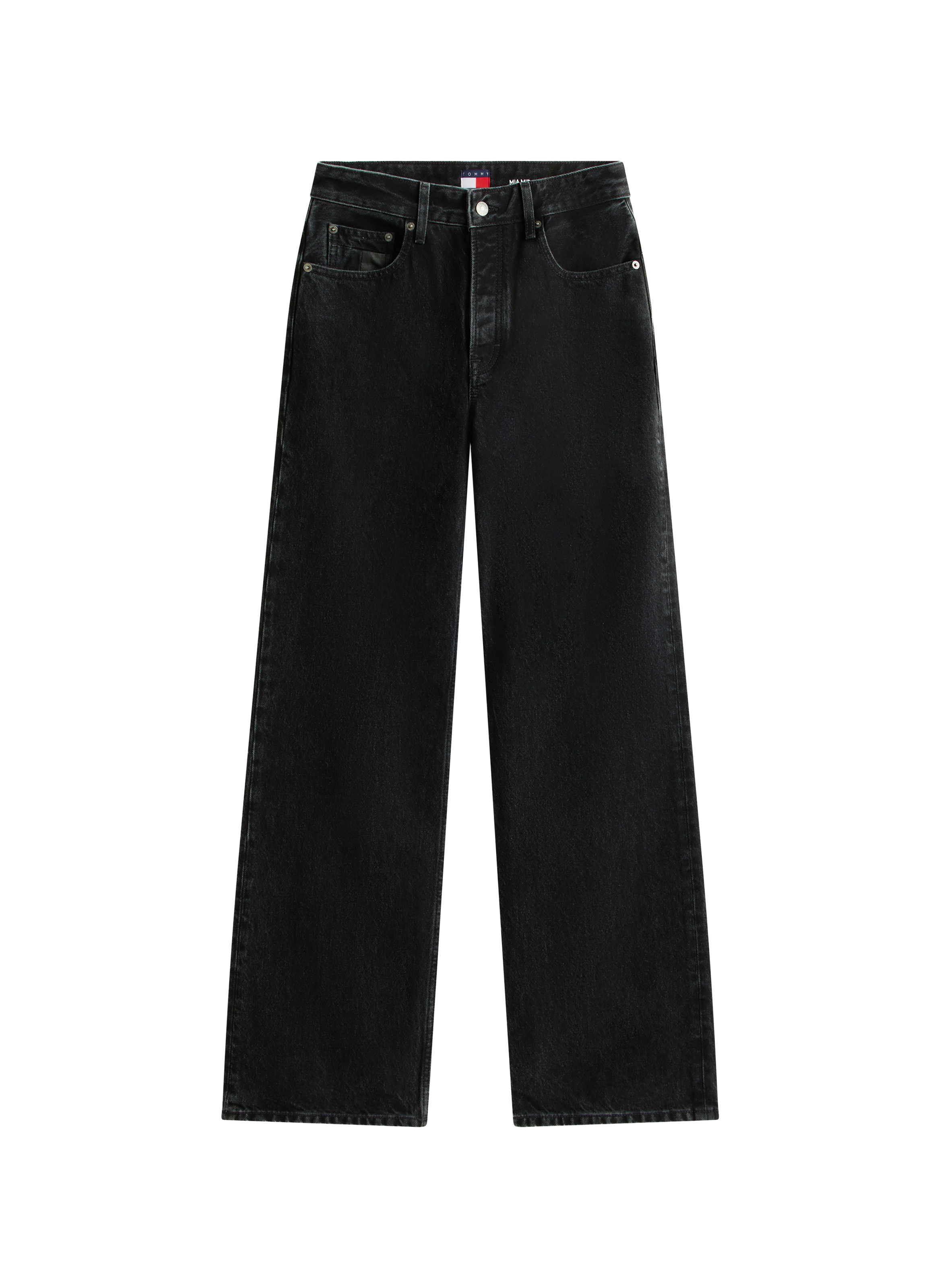 Jean ample en coton mélangé TOMMY HILFIGER Noir