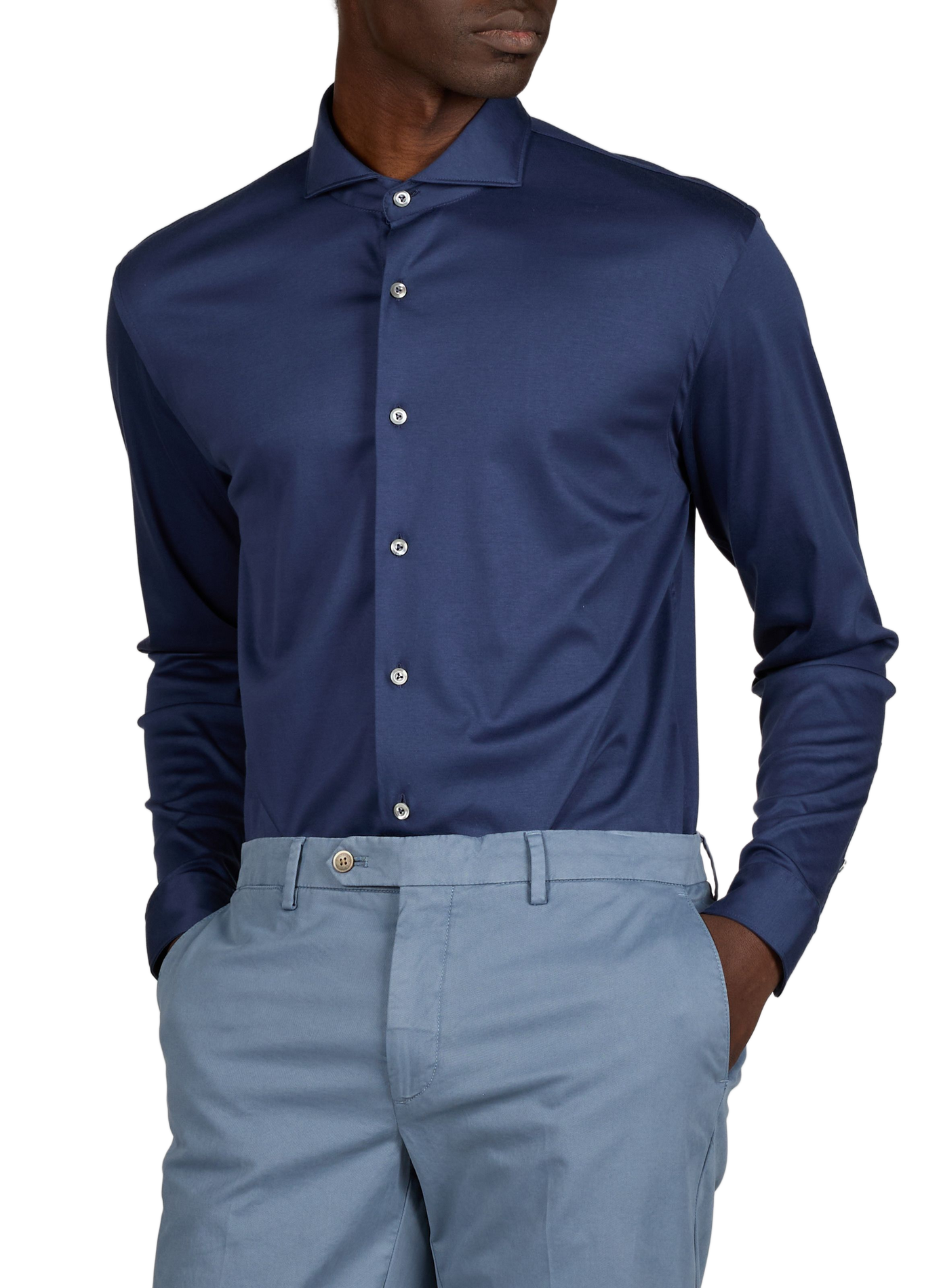  Cotton shirt VAN LAACK Blue