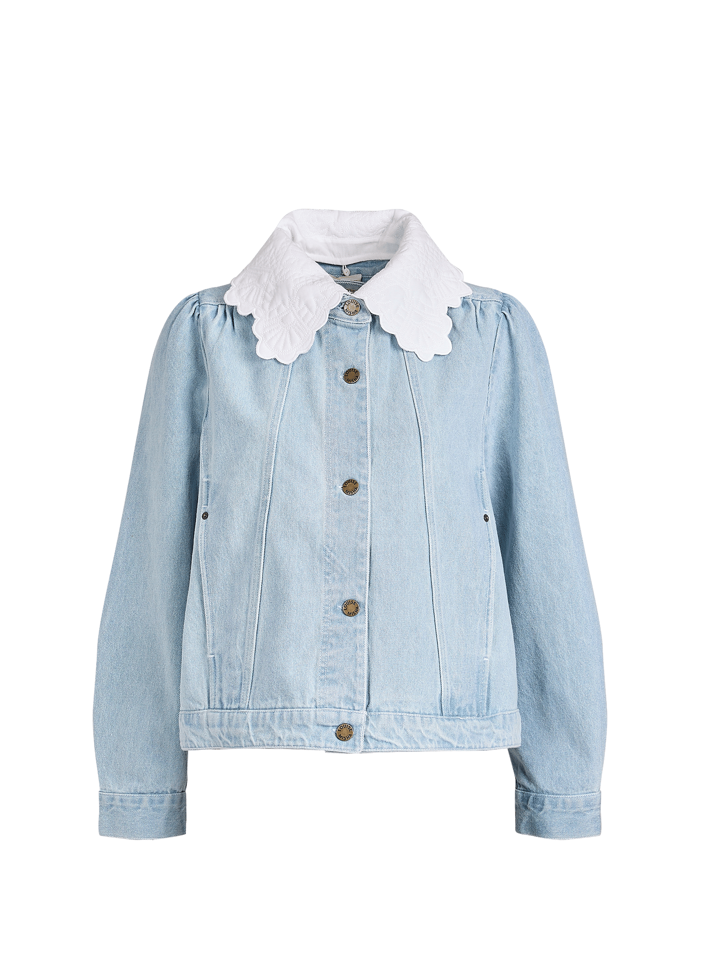 Veste Hannea en denim de coton LOUISE MISHA Bleu