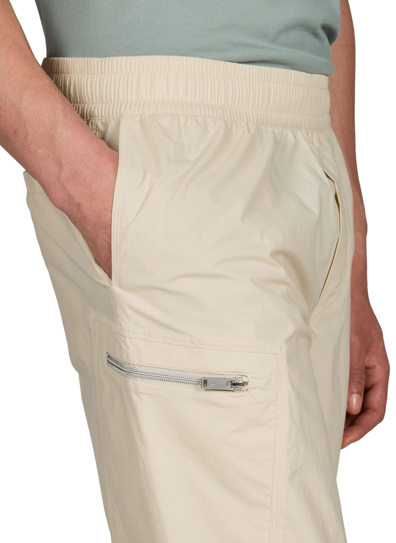 Short taille élastique avec poches zippées MOOSE KNUCKLES Gris