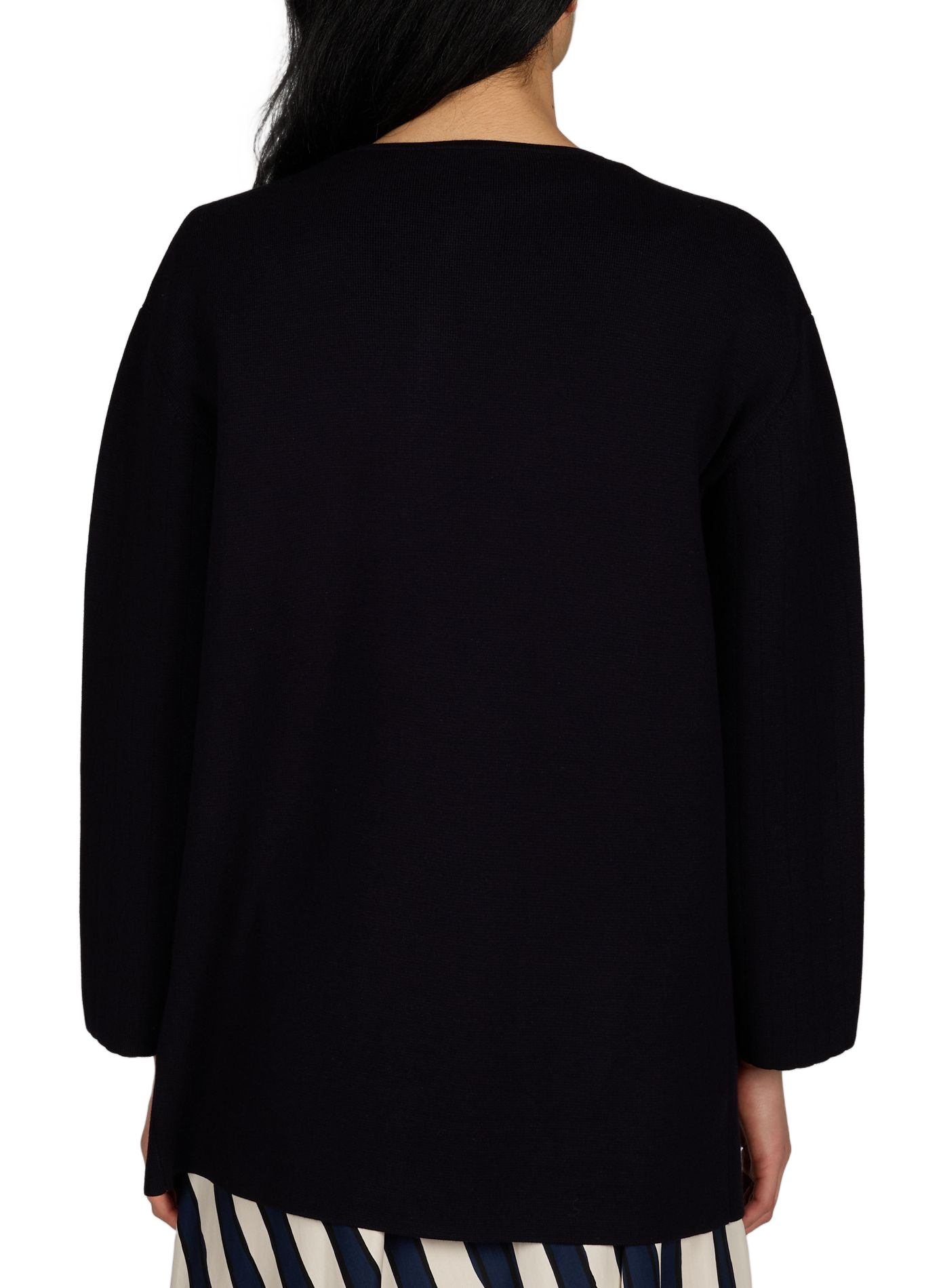 Solid straight coat MAX MARA STUDIO Blue