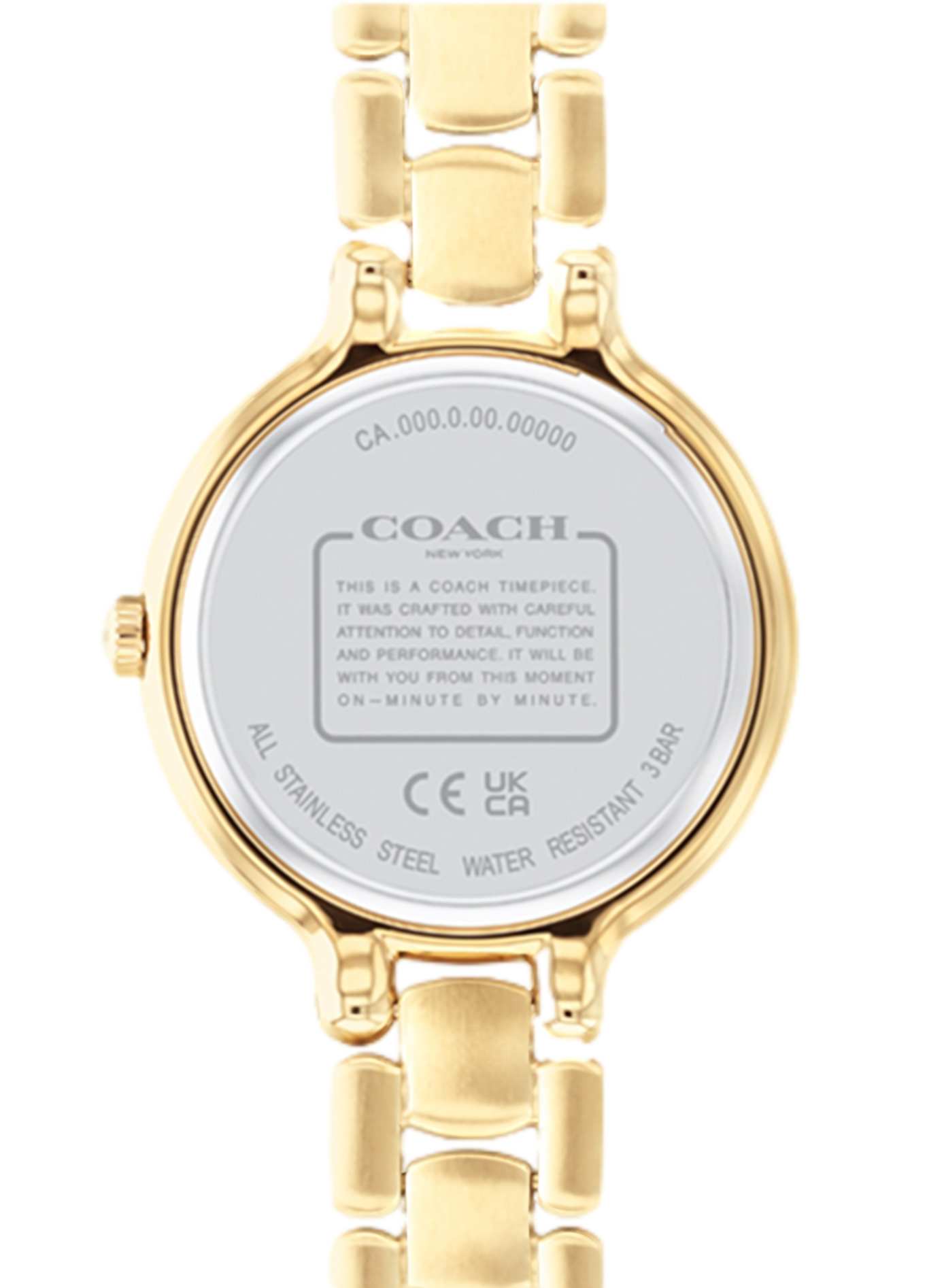 Montre quartz Chelsea en acier inoxydable COACH MONTRES Doré