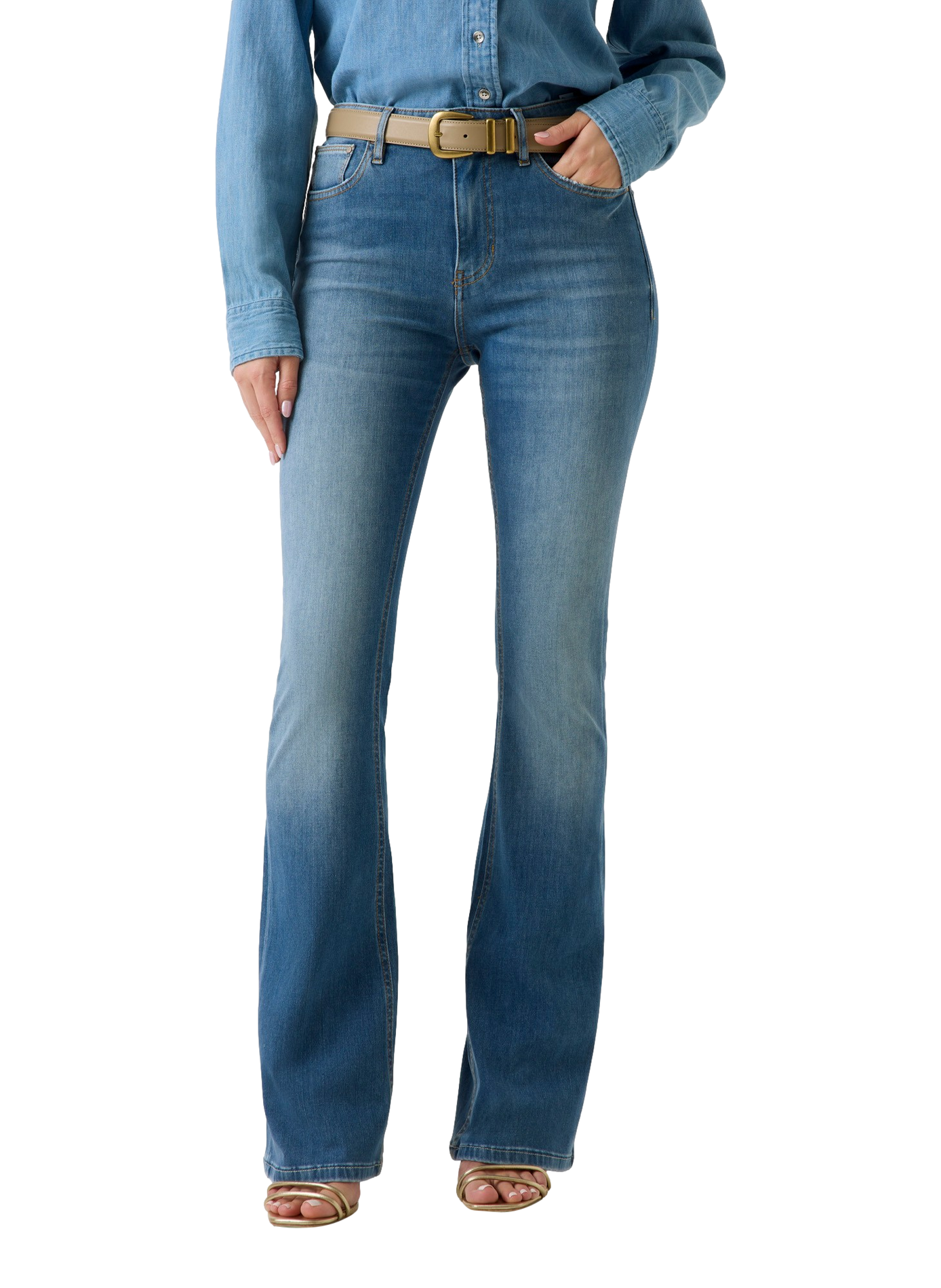 Bootcut jeans GUESS Blue
