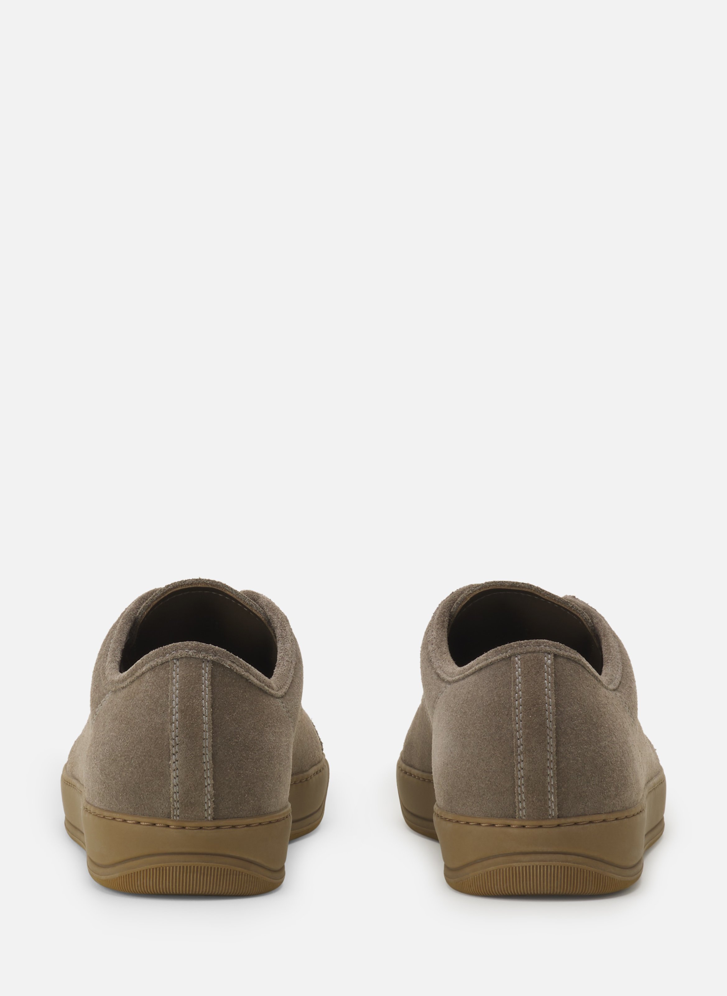 Sneakers dbb1 en suede et cuir vernis LANVIN Vert