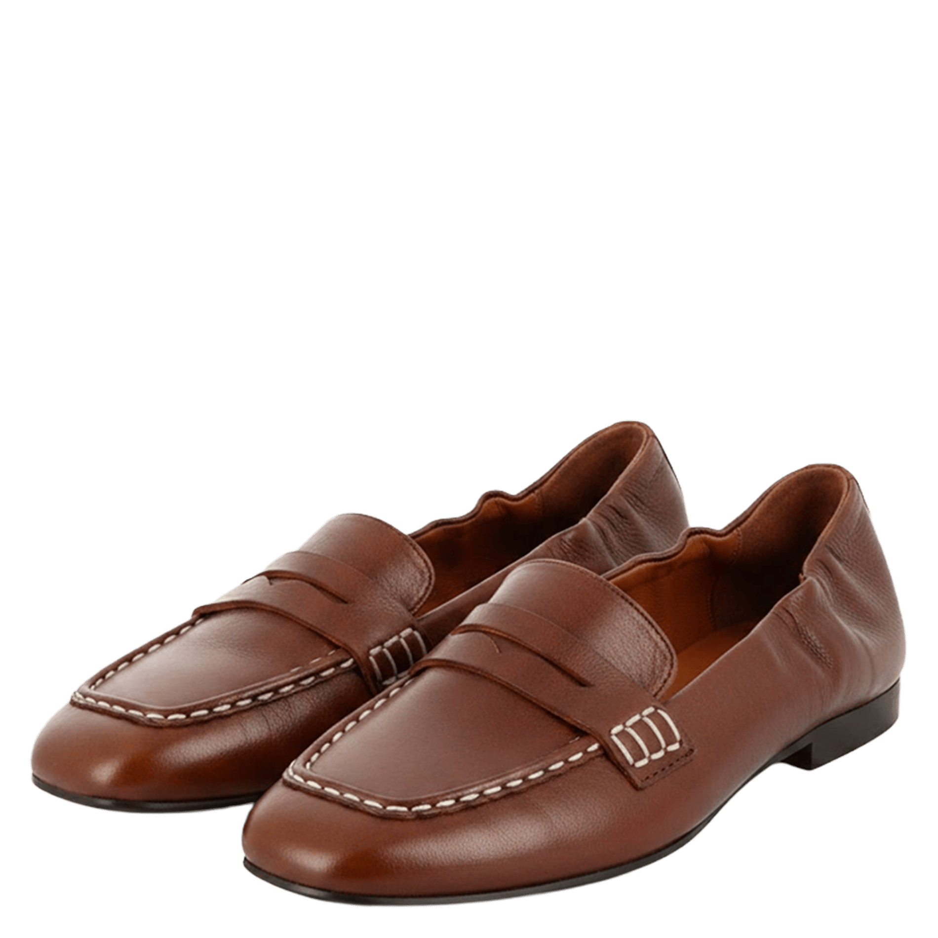 Mocassins en cuir digital JONAK Marron