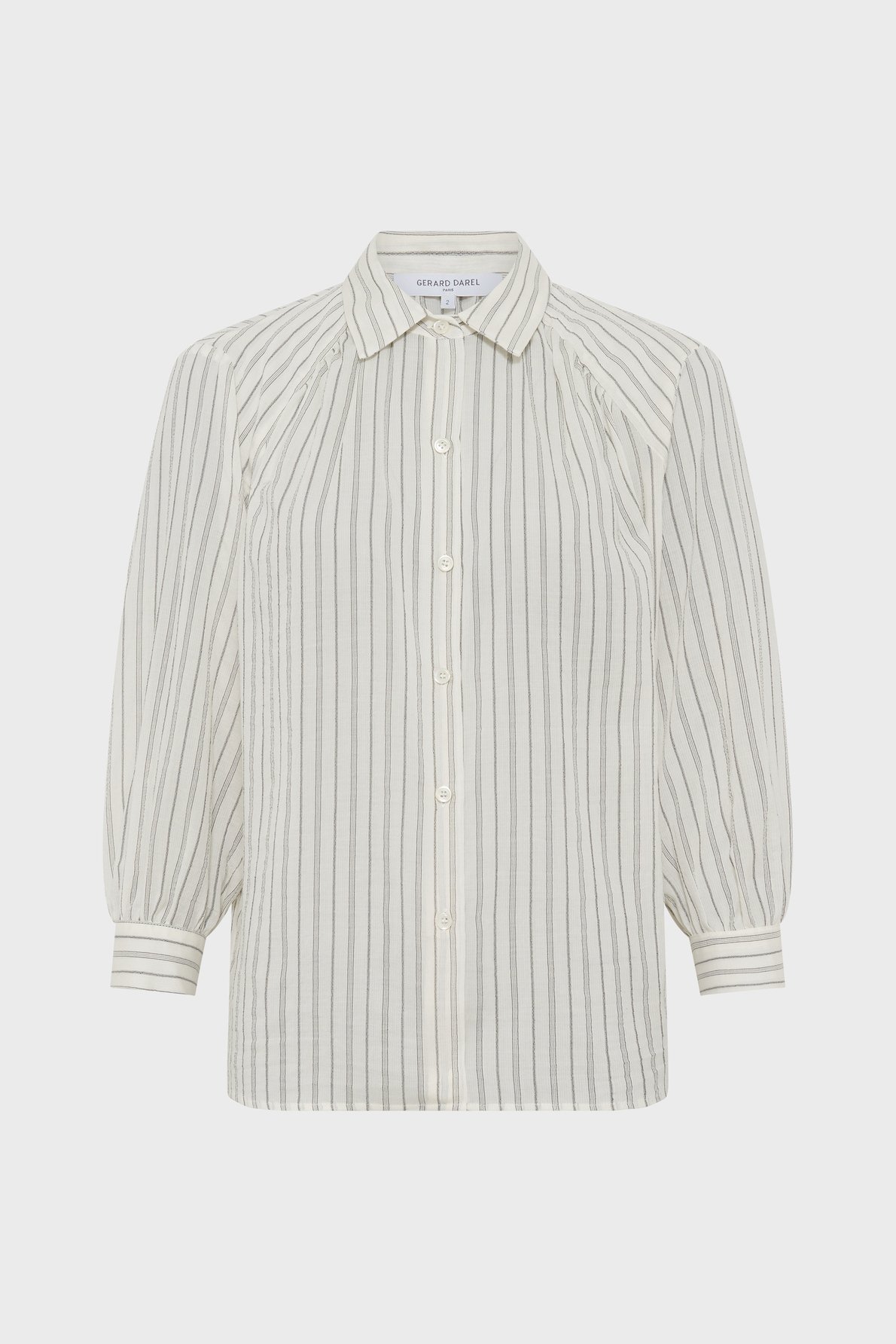 Chemise rayée à manches larges - udyana GERARD DAREL Beige