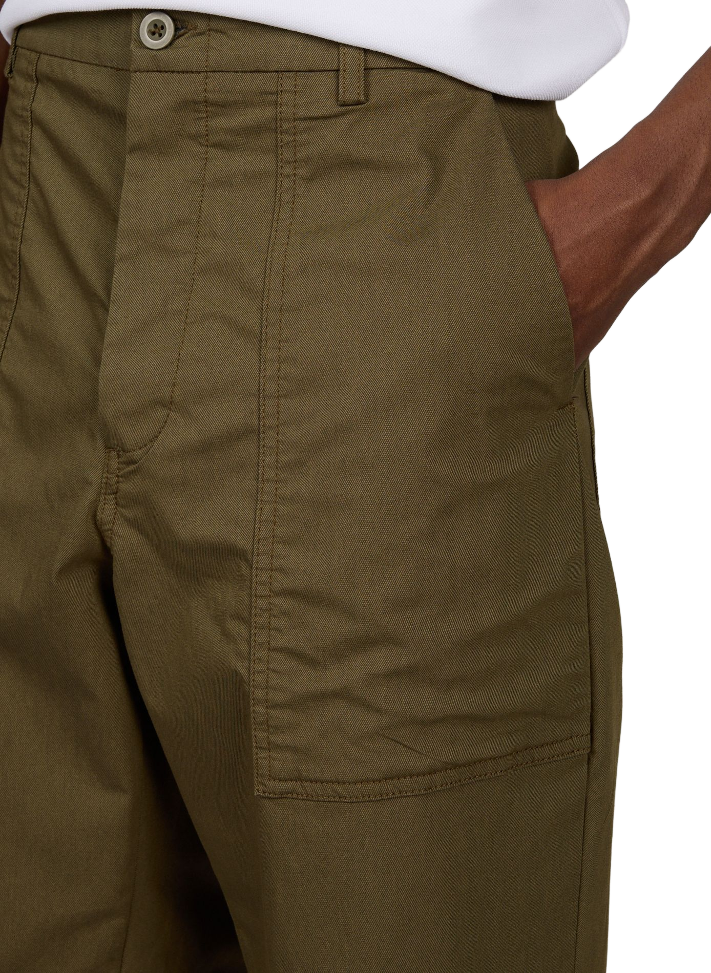 Gerader Jeans aus Baumwollmischung REPLAY Grun