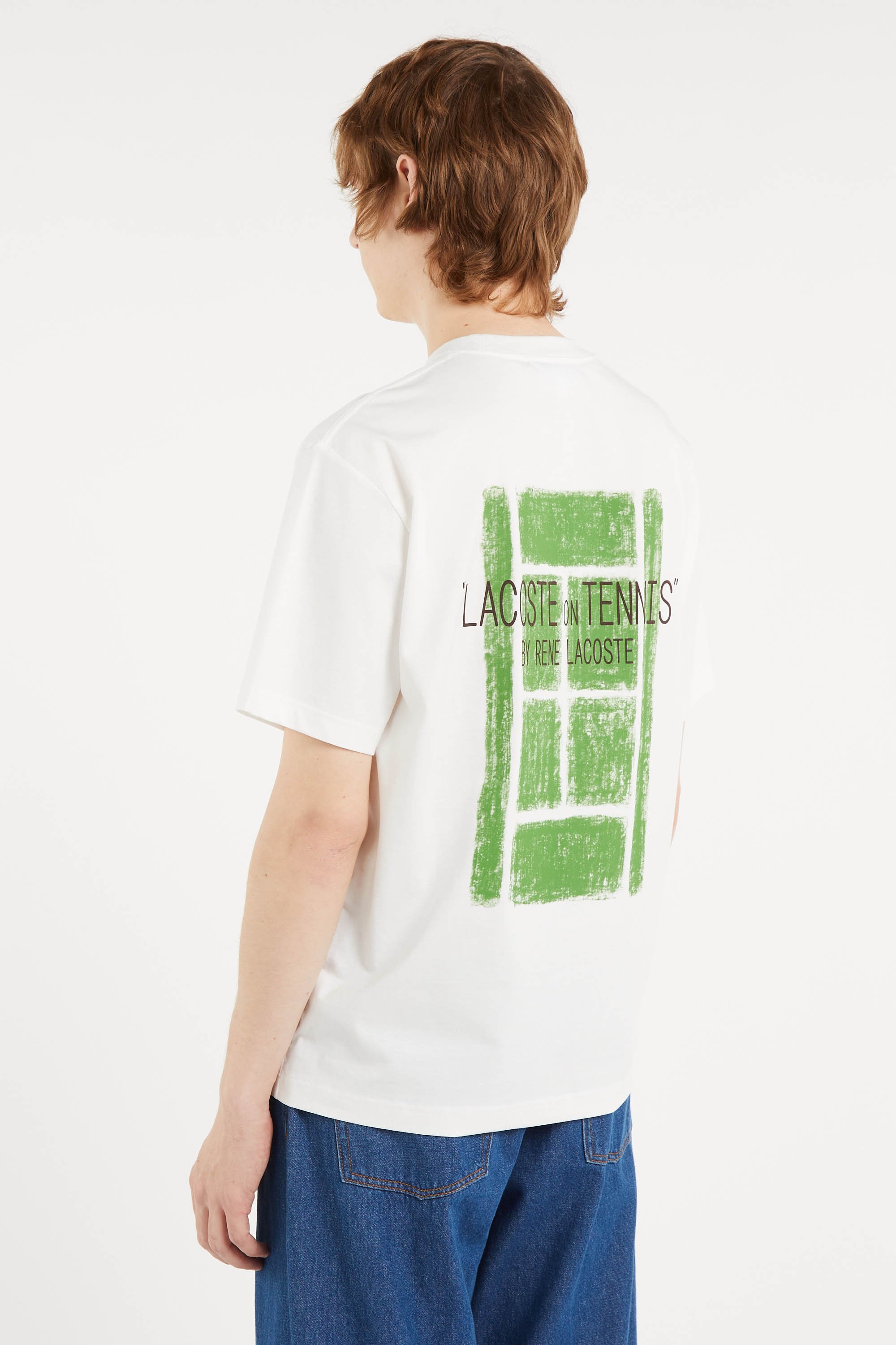 T-shirt tee-shirt LACOSTE Blanc