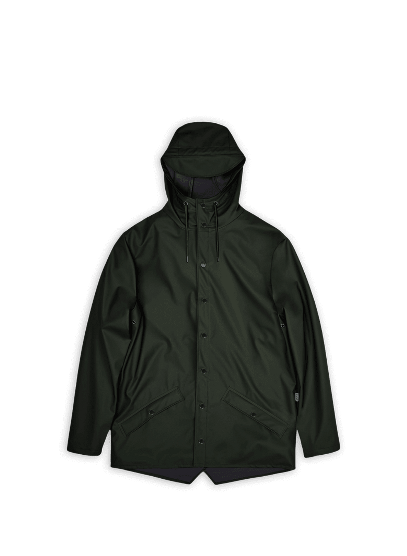 Hooded raincoat RAINS Green