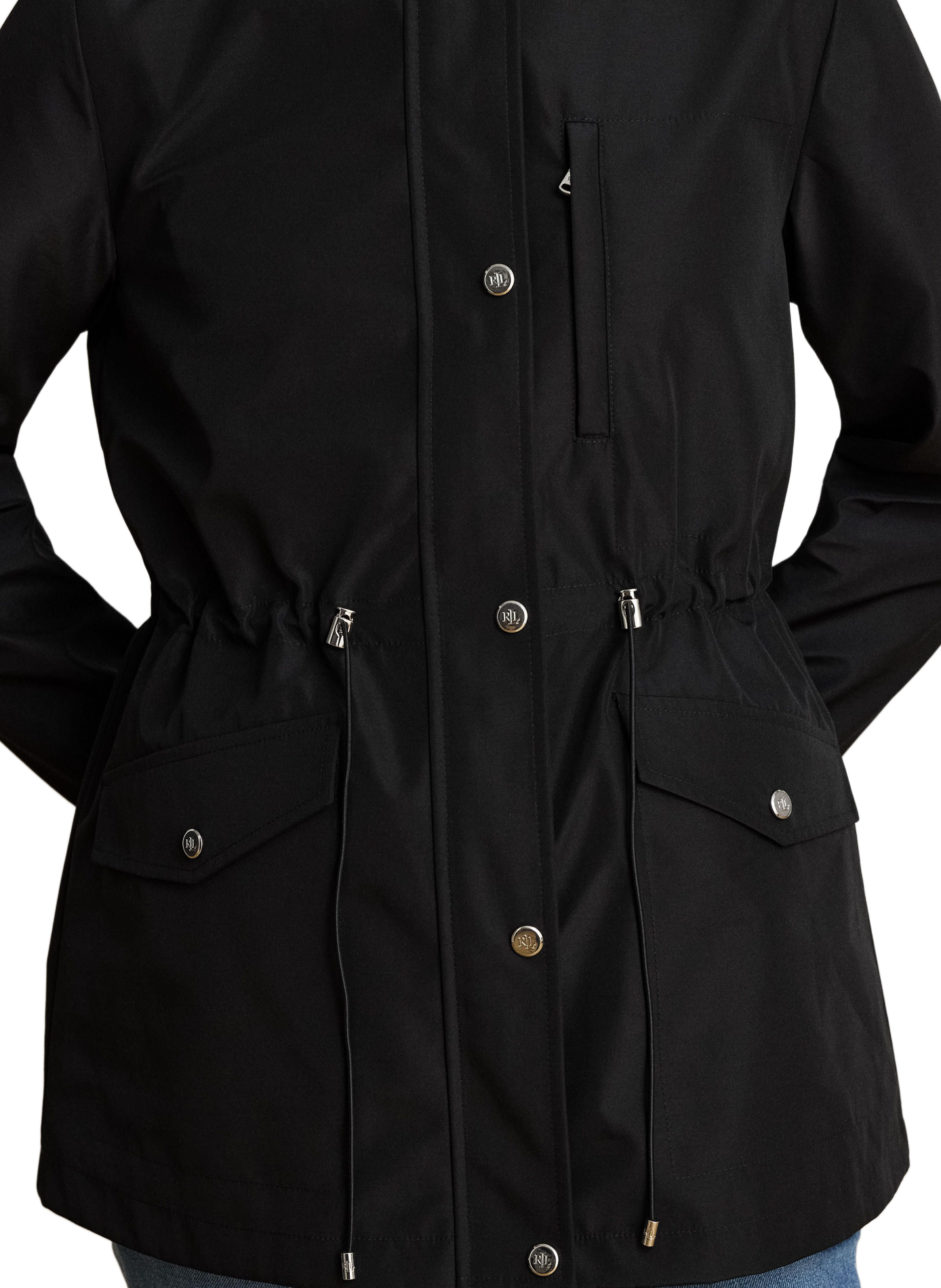 Lightweight hooded parka LAUREN Black