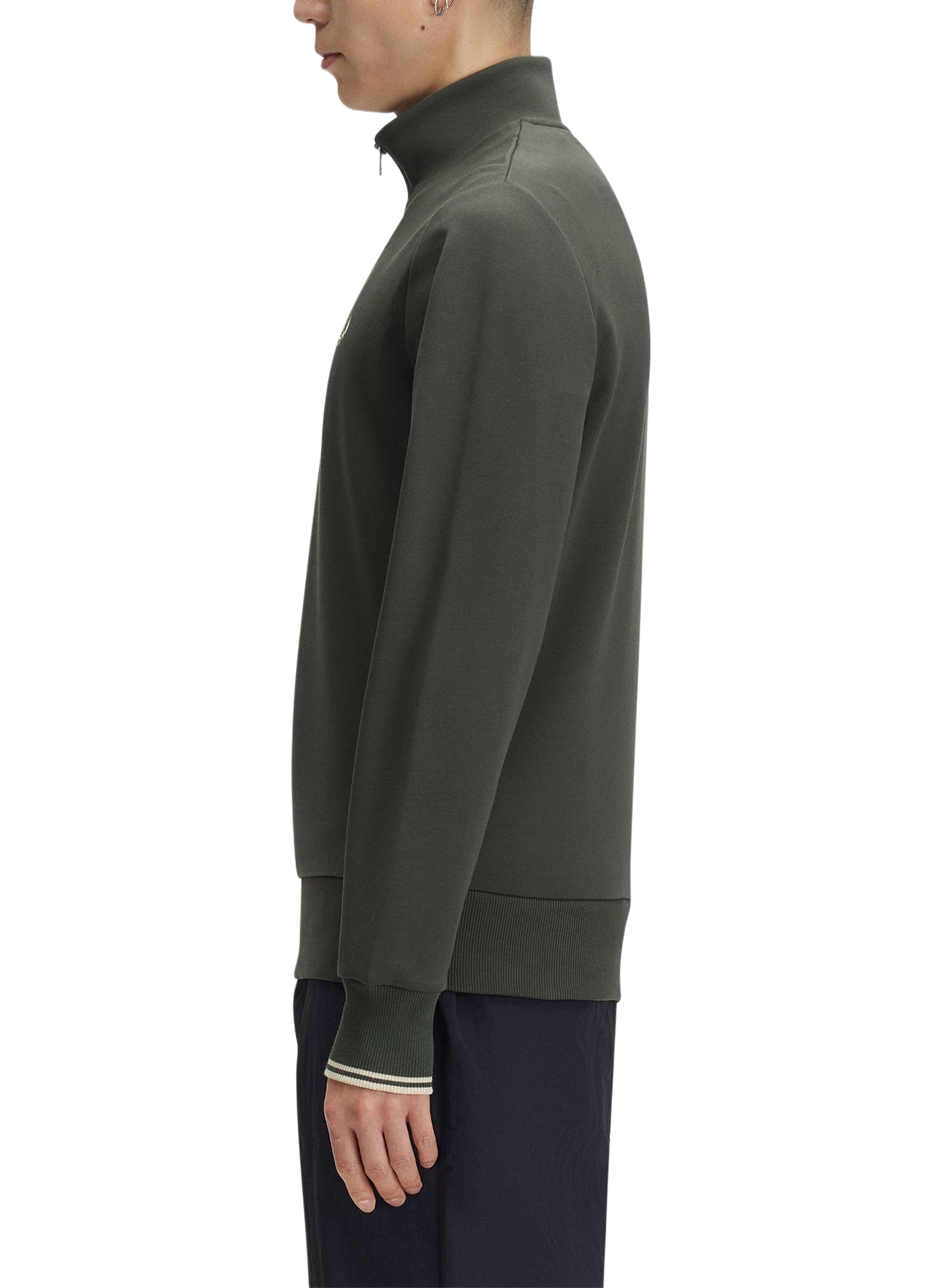 Baumwoll-Sweatshirt FRED PERRY Grun