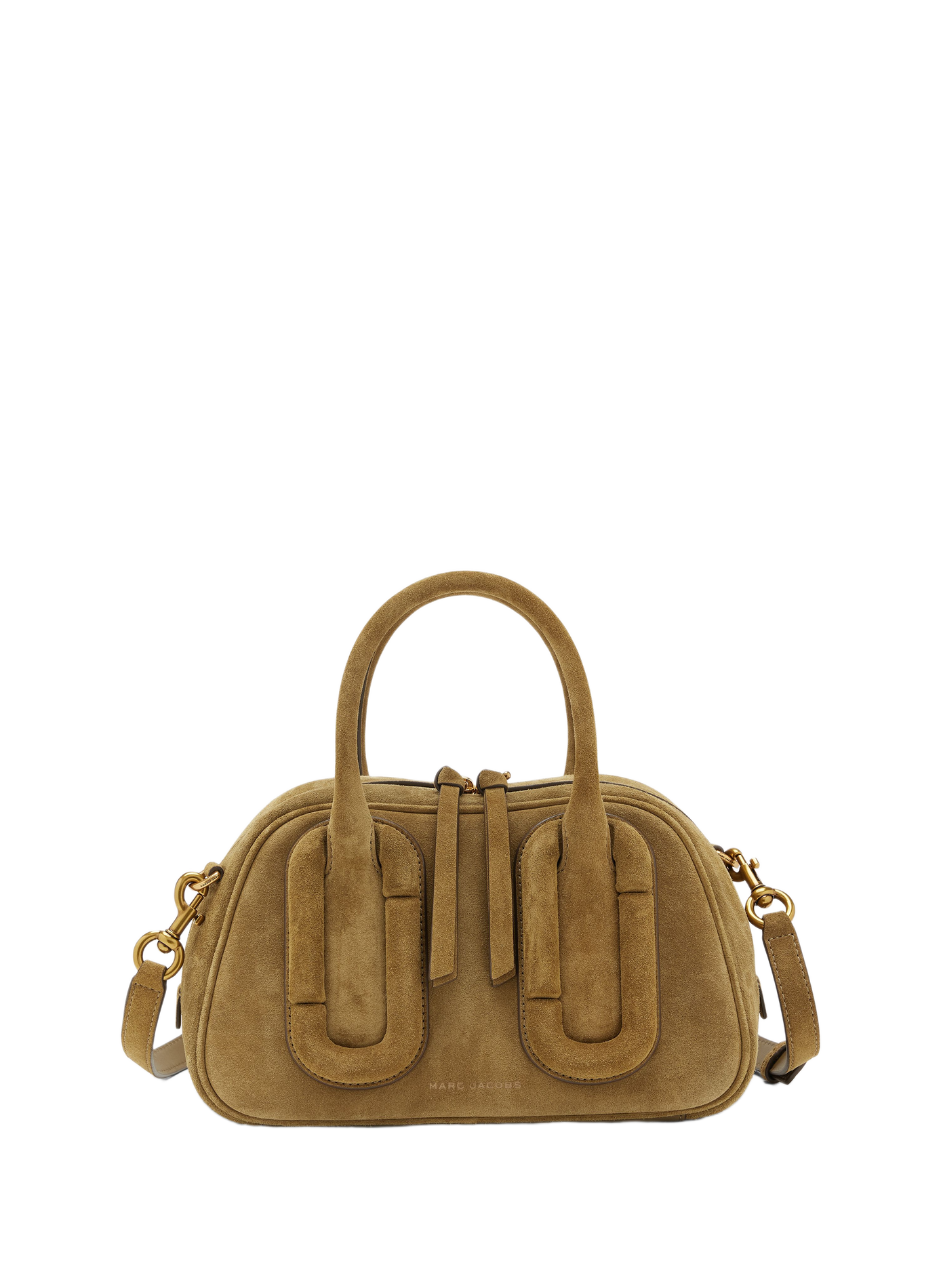 Schoudertas Babe Top Handle van suède leer MARC JACOBS Bruin