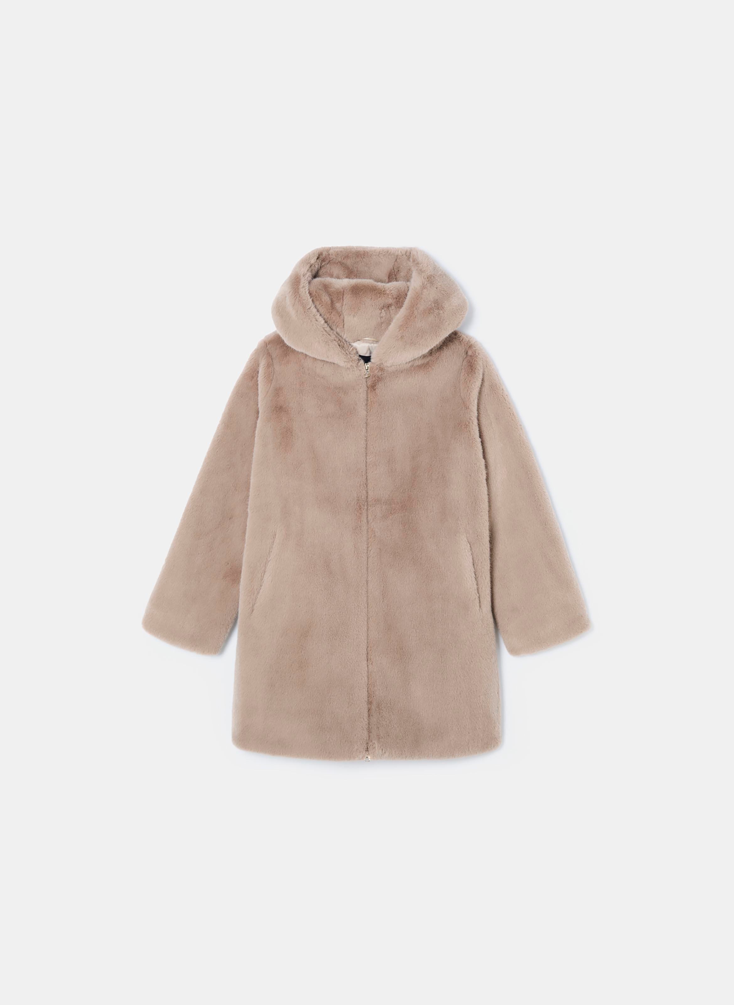 Manteau fausse fourrure margaret TARA JARMON Marron