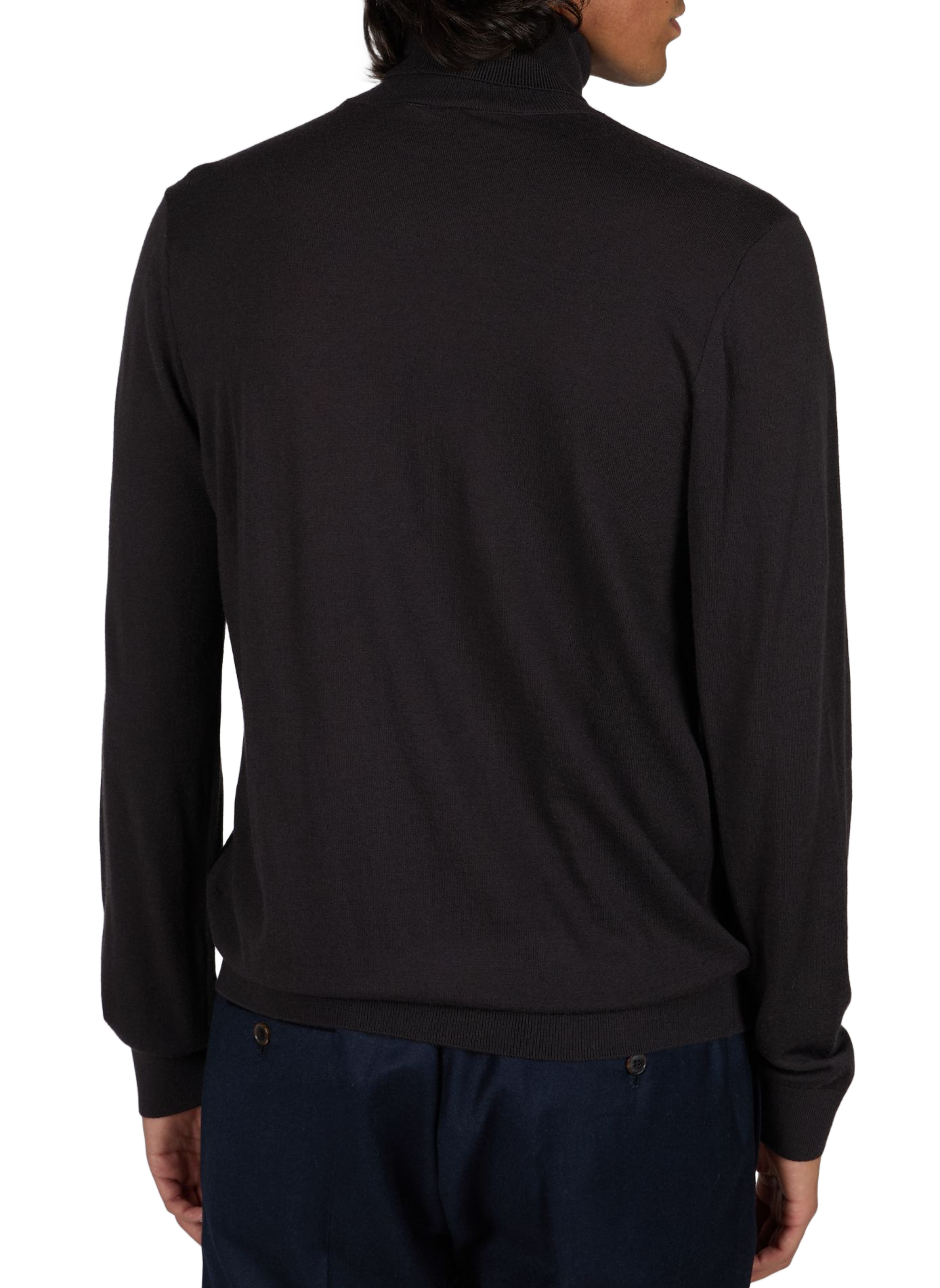 Rollkragenpullover aus einfarbigem Strick ARMANI EXCHANGE Braun