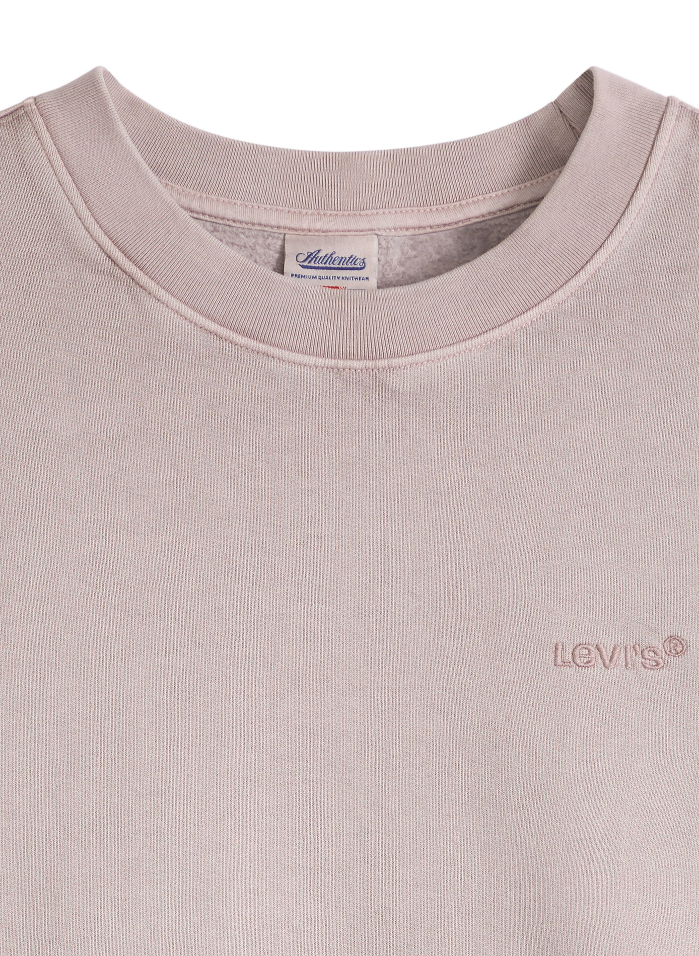 Rundhalsausschnitt-Sweatshirt aus Baumwolle LEVI'S Rosa
