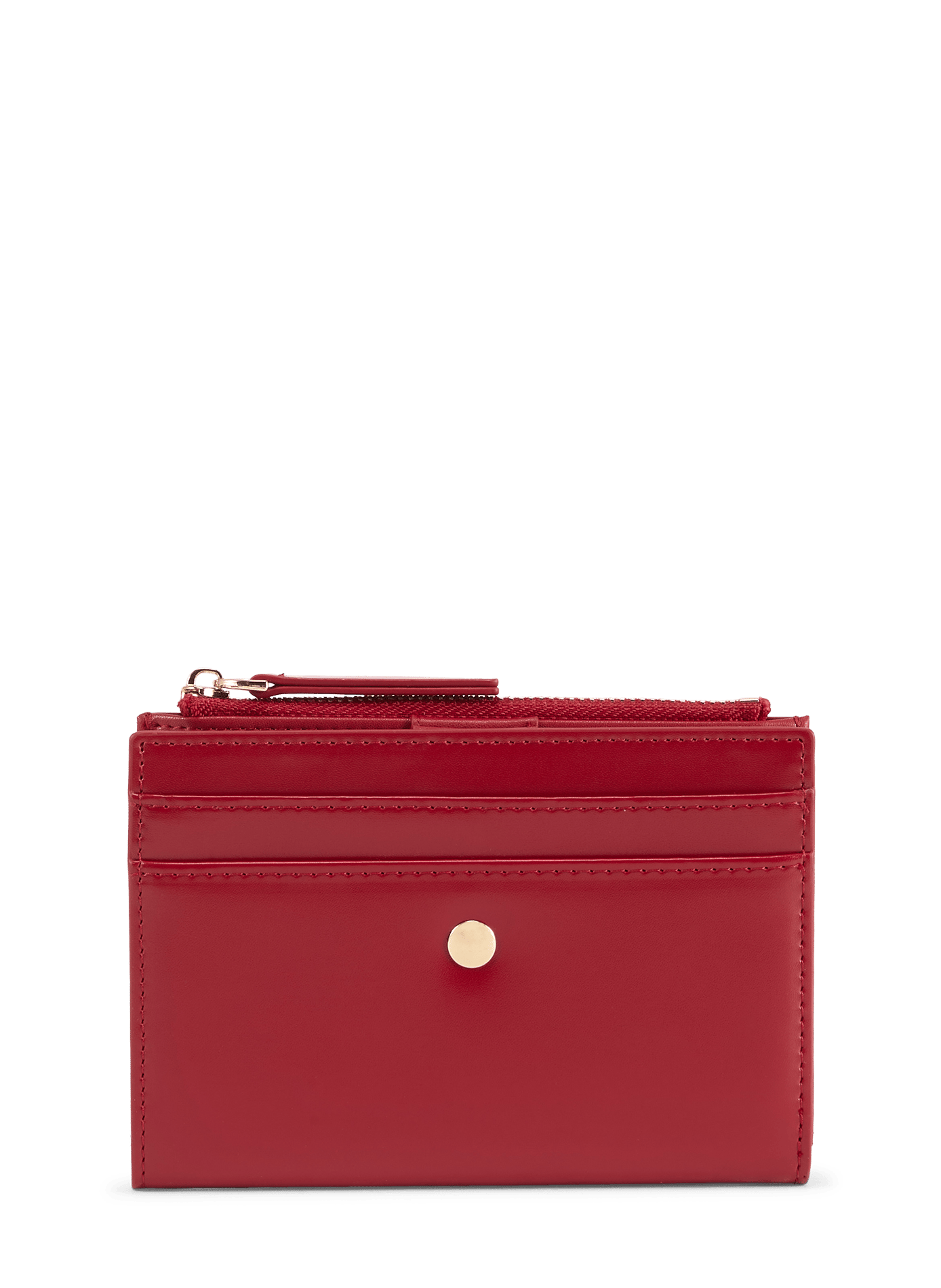 Cartera de cuero AU PRINTEMPS PARIS Rojo