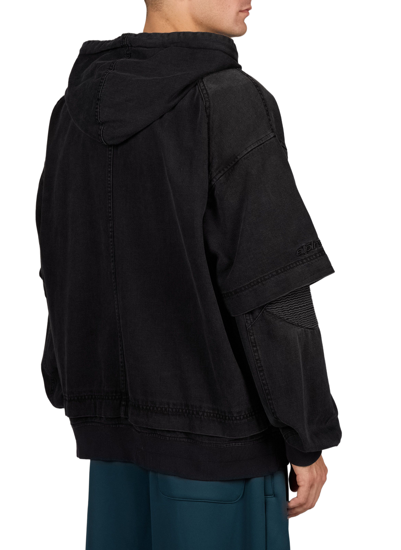 Oversized tailored cotton jacket JUUN.J Black