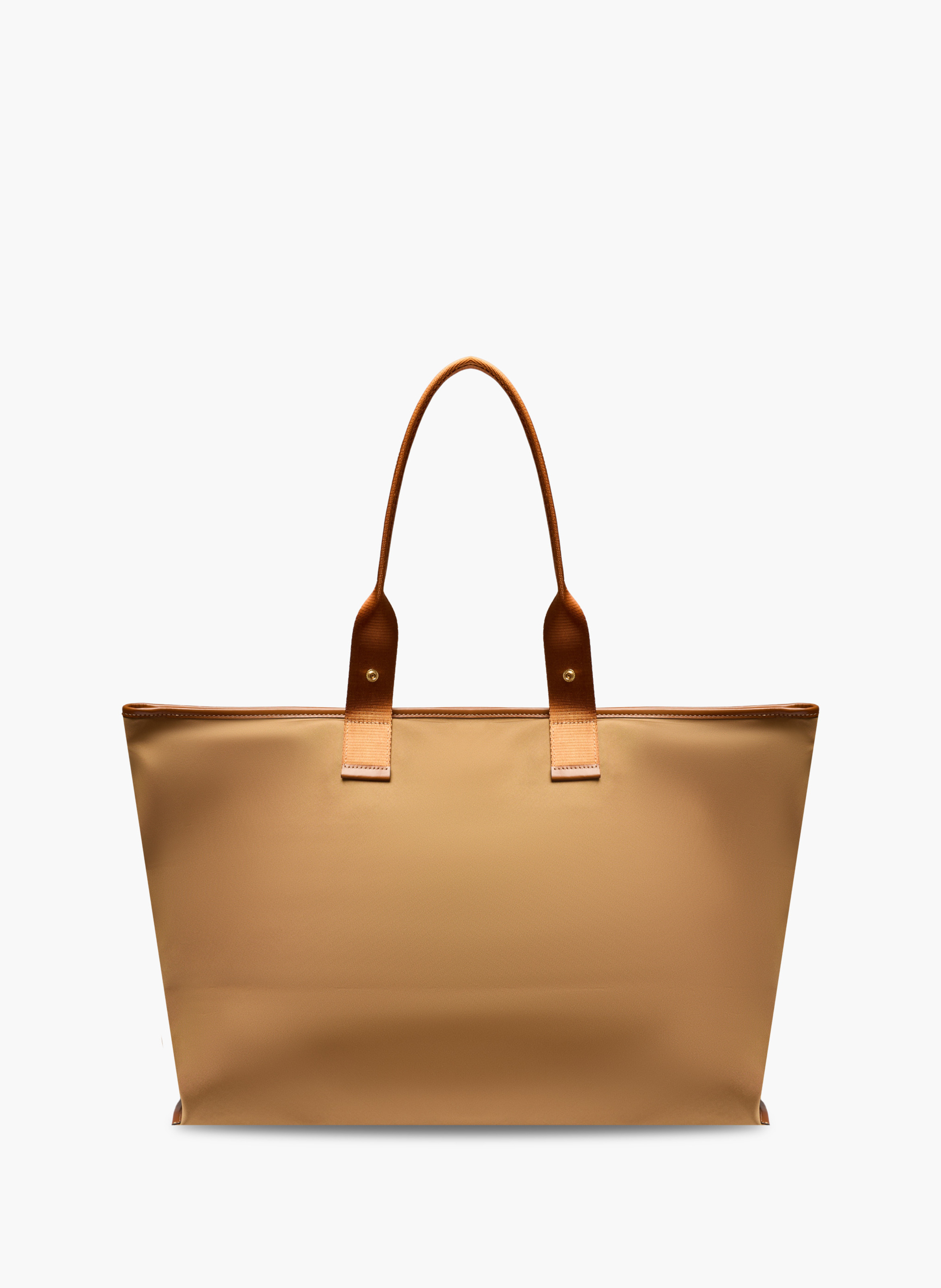 Sac cabas zippé l mistral rollable de lancel en nylon LANCEL Beige