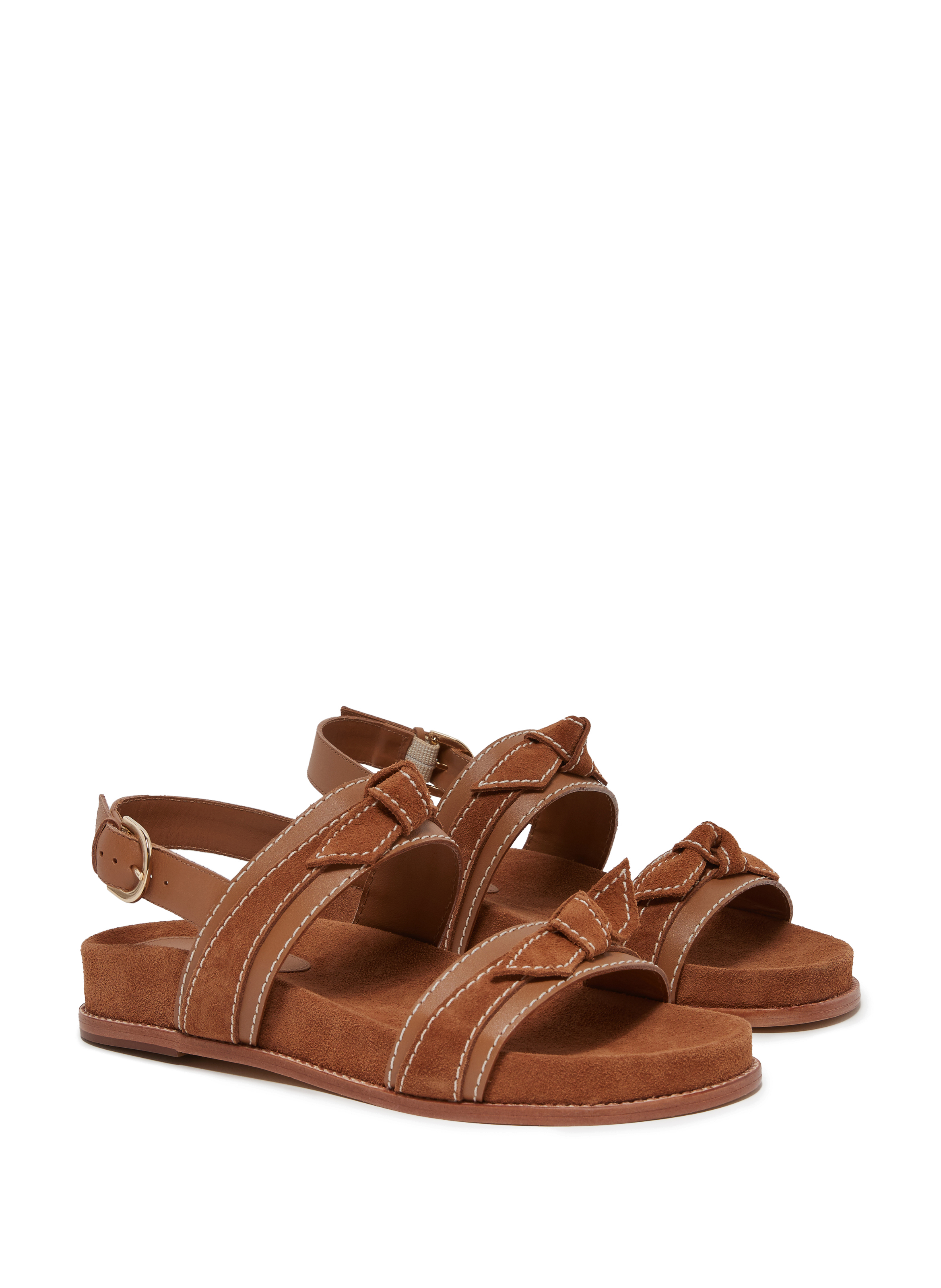 Sandales Clarita sport en cuir et daim