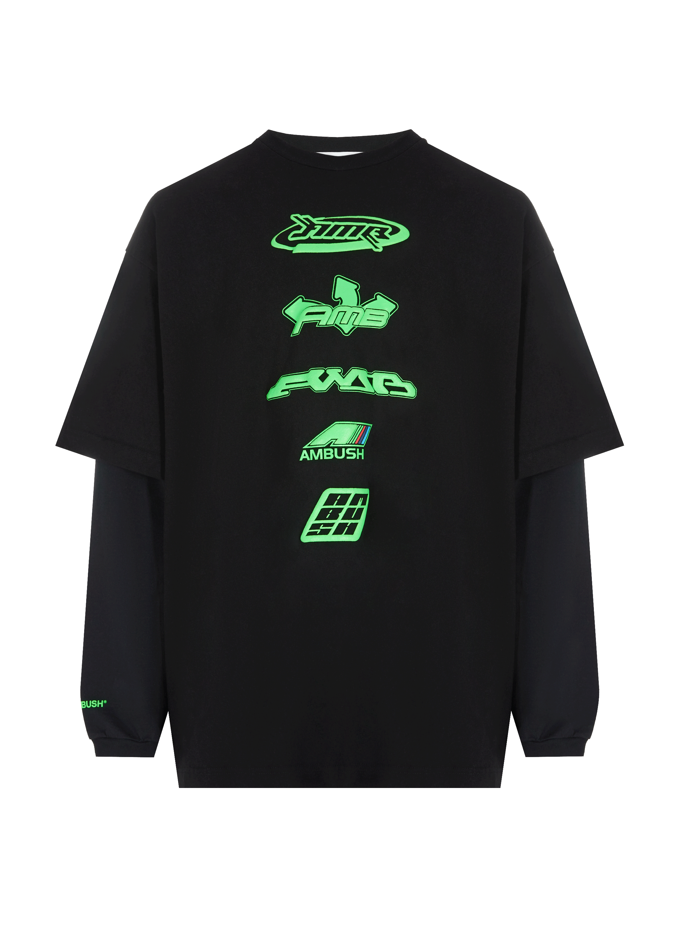 Langarmshirt aus Baumwolle AMBUSH Schwarz