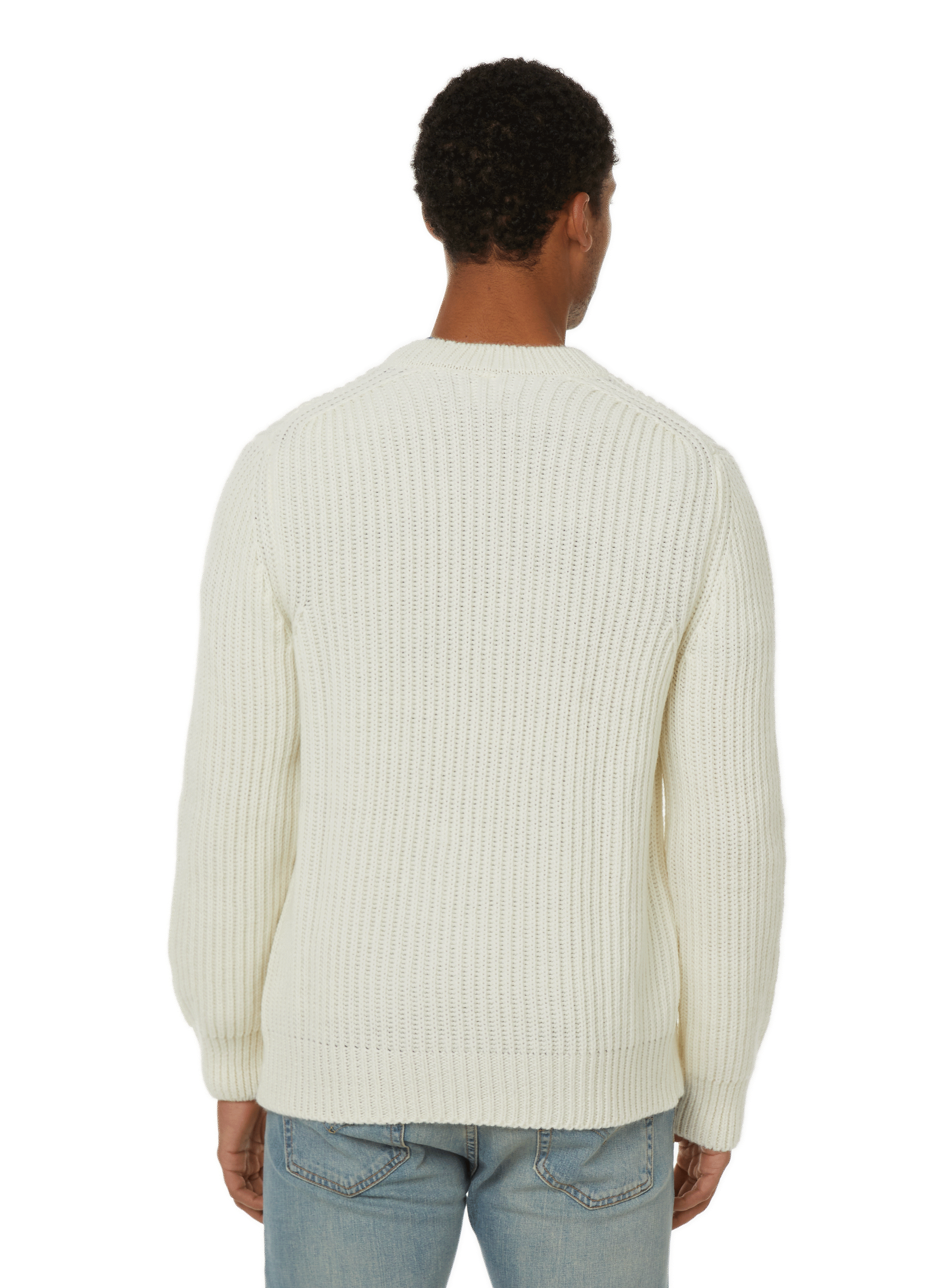 Knitted wool-blend jumper AU PRINTEMPS PARIS Beige